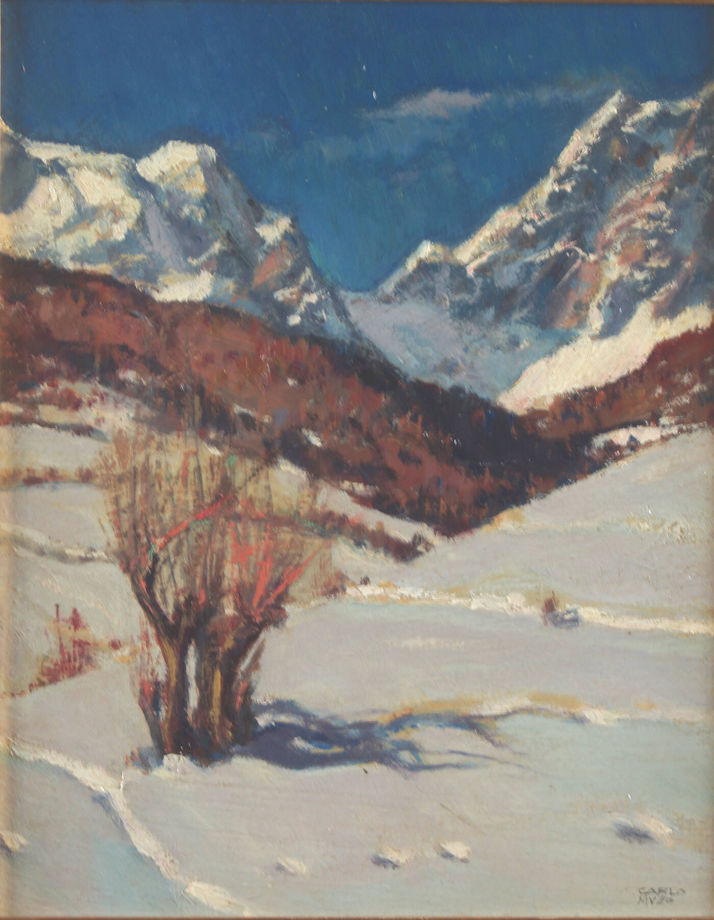 CARLO MUSSO - 'Neve in alta montagna'