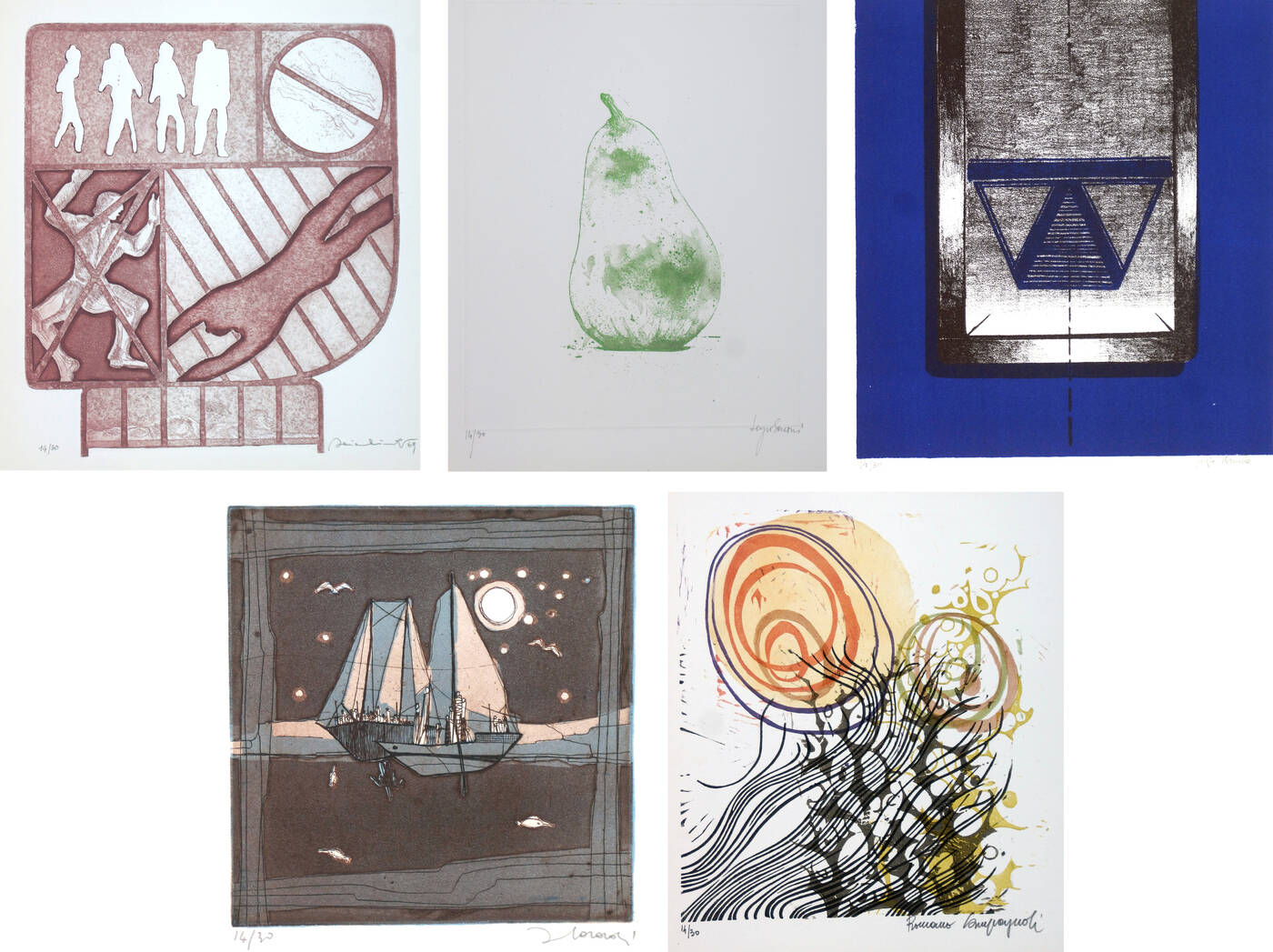 AUTORI VARI - 'Cinque opere grafiche'