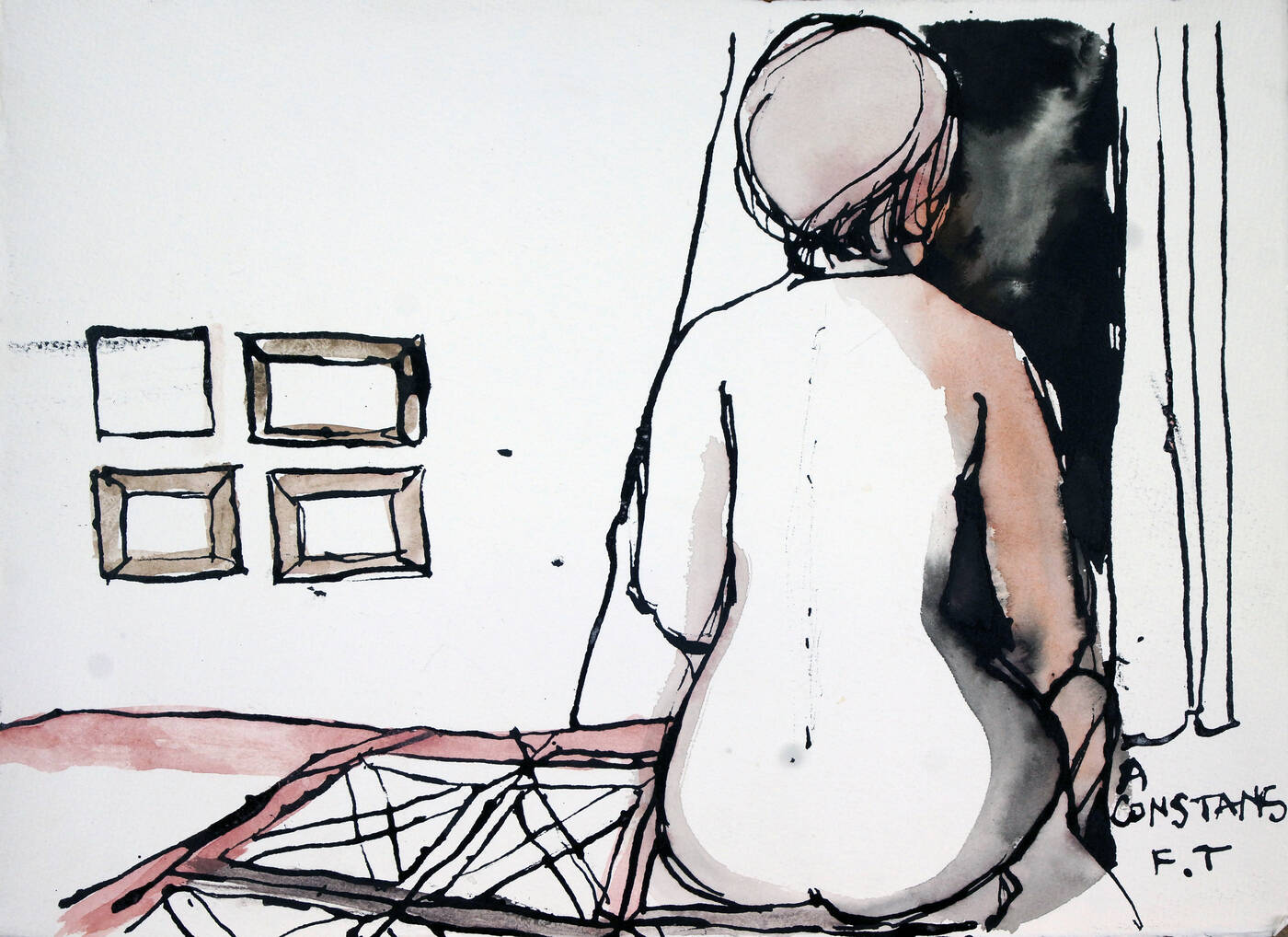 FRANCESCO TABUSSO - 'Nudo di schiena'