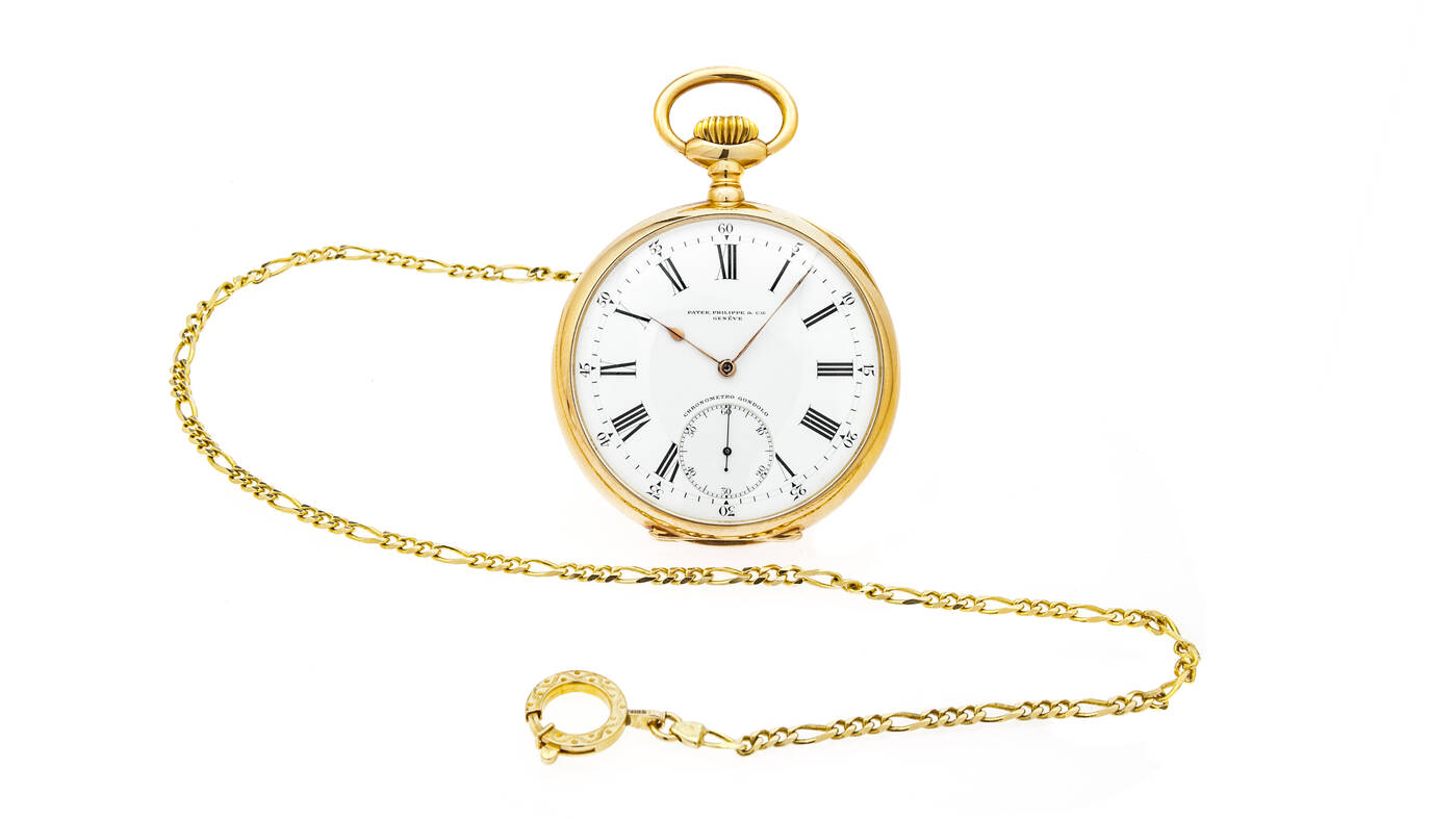 PATEK PHILIPPE - Orologio da tasca, mod. 'Gondolo', inizi XX secolo