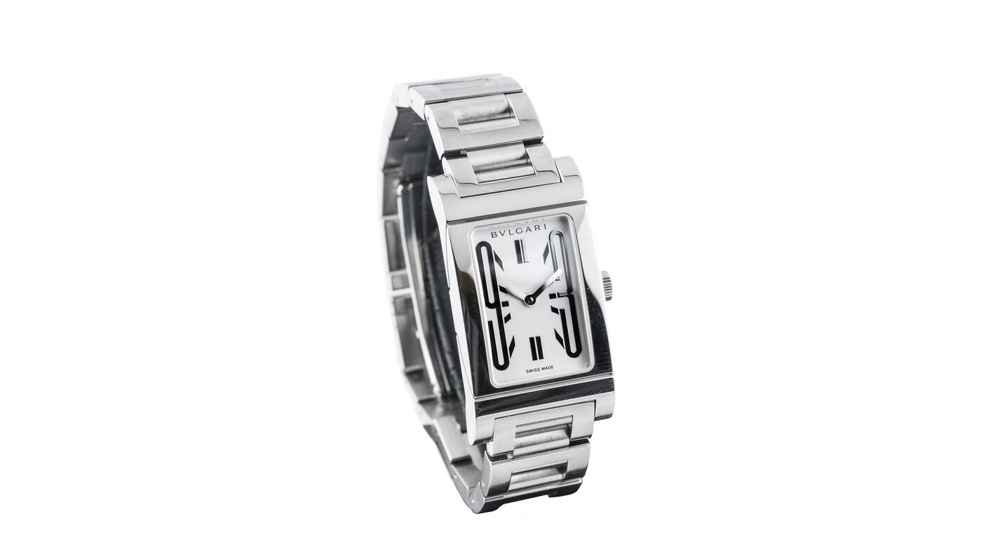 BULGARI - Mod. rettangolare, ref. RT 395, serie recente