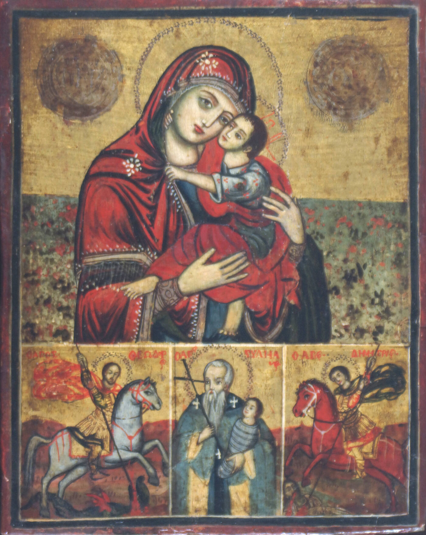 ICONA - 'Madonna con Bambino e Santi'