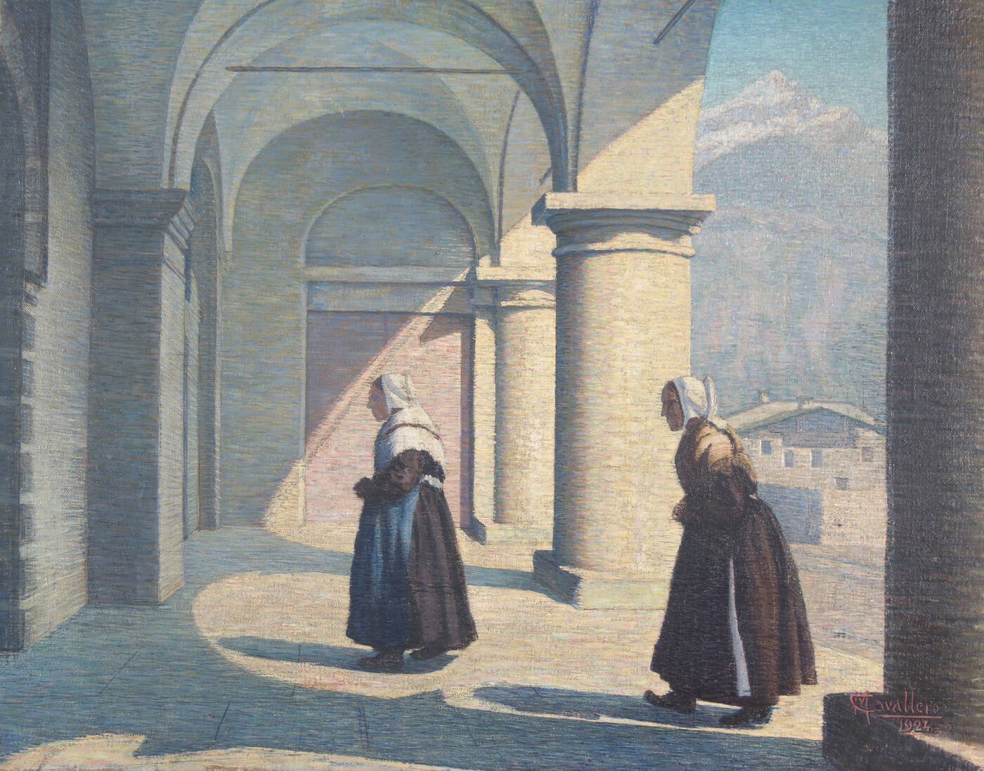 MARIO CAVALLERO - 'Verso la messa' 1924