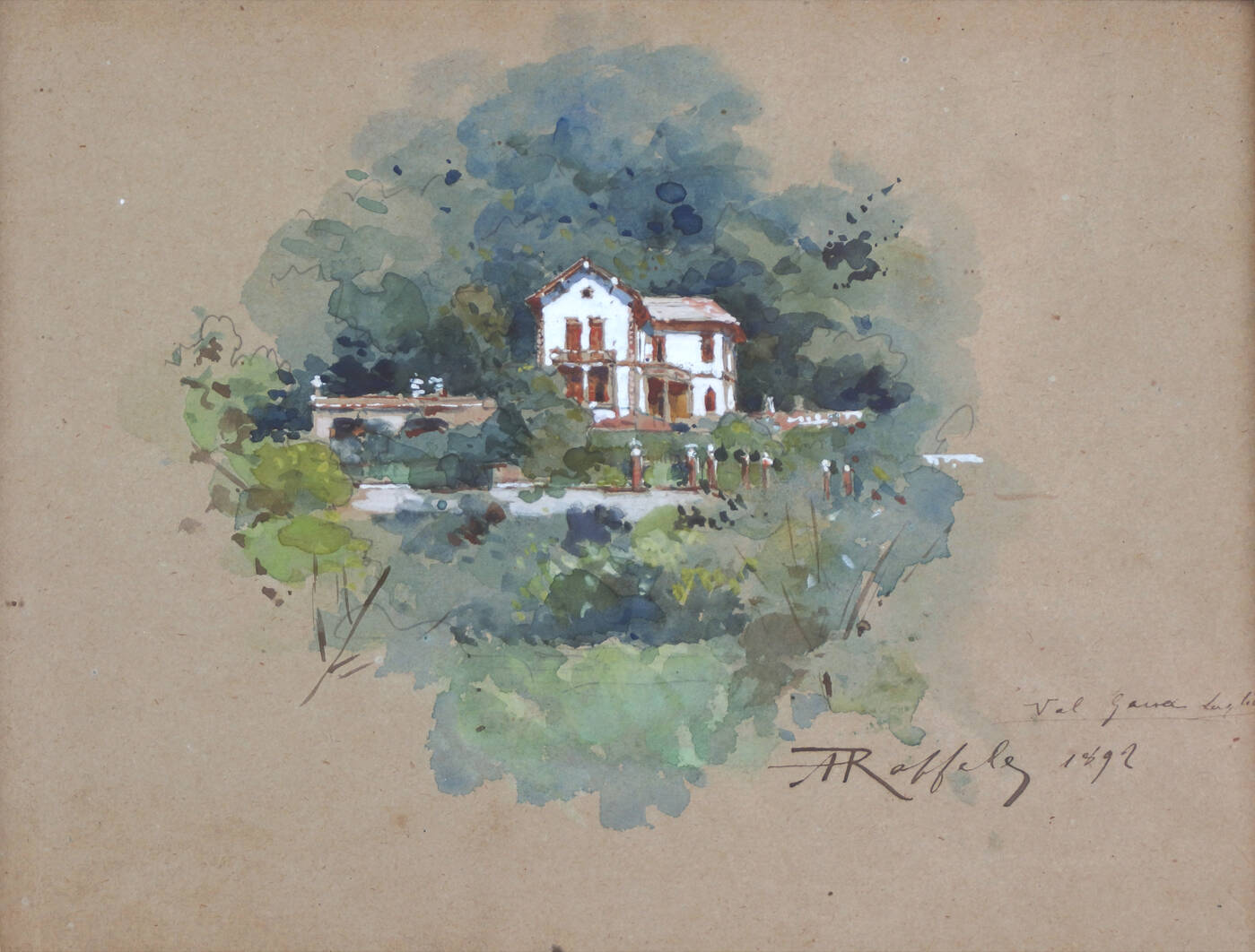 AMBROGIO RAFFELE - 'Val di  Ganna' luglio  1892