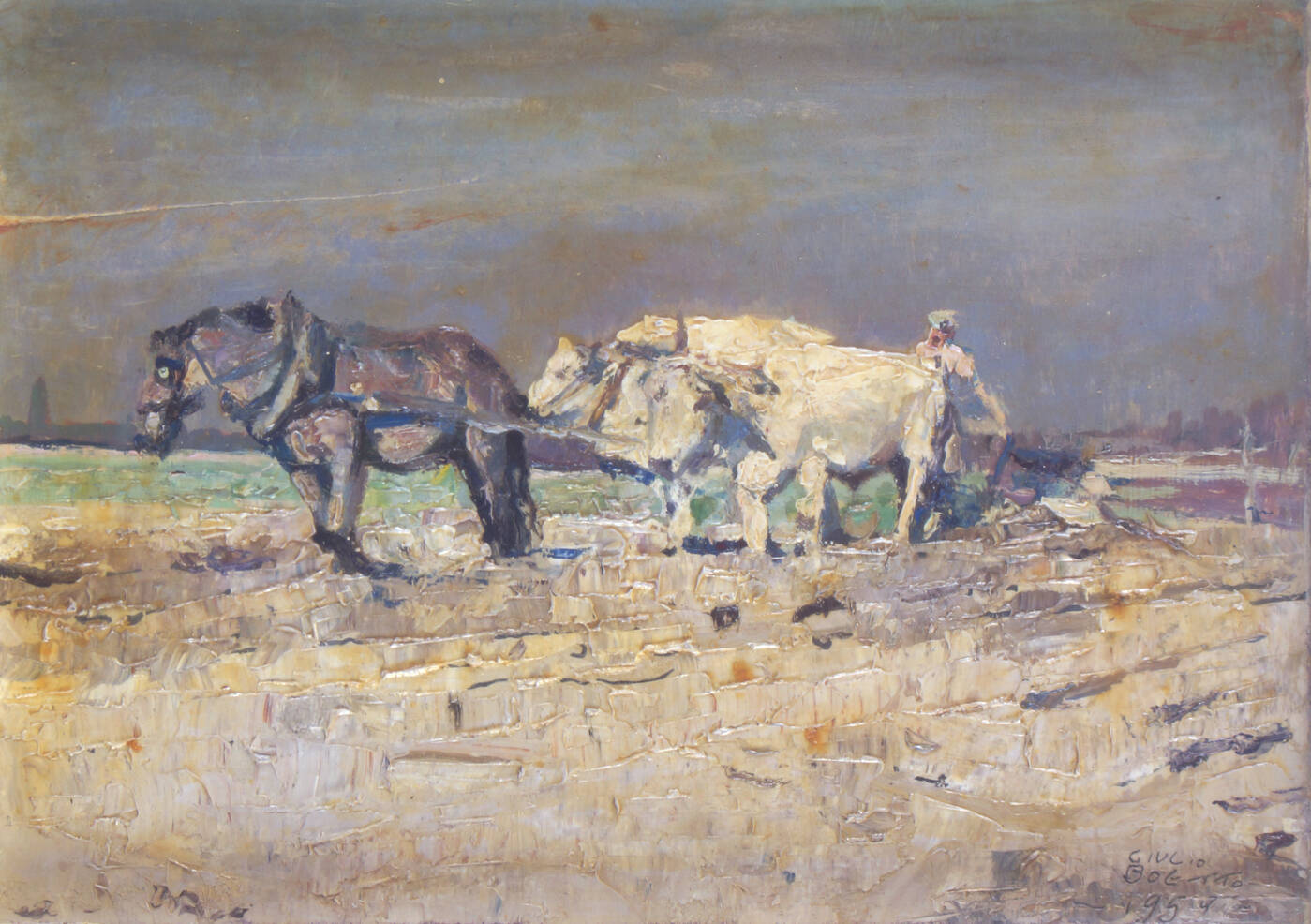 GIULIO BOETTO - 'Aratura' 1959