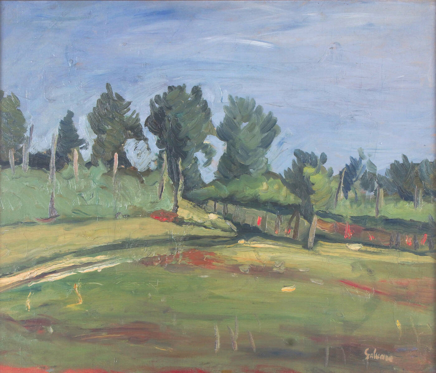 ALBINO GALVANO - 'Paesaggio' anni '930/40