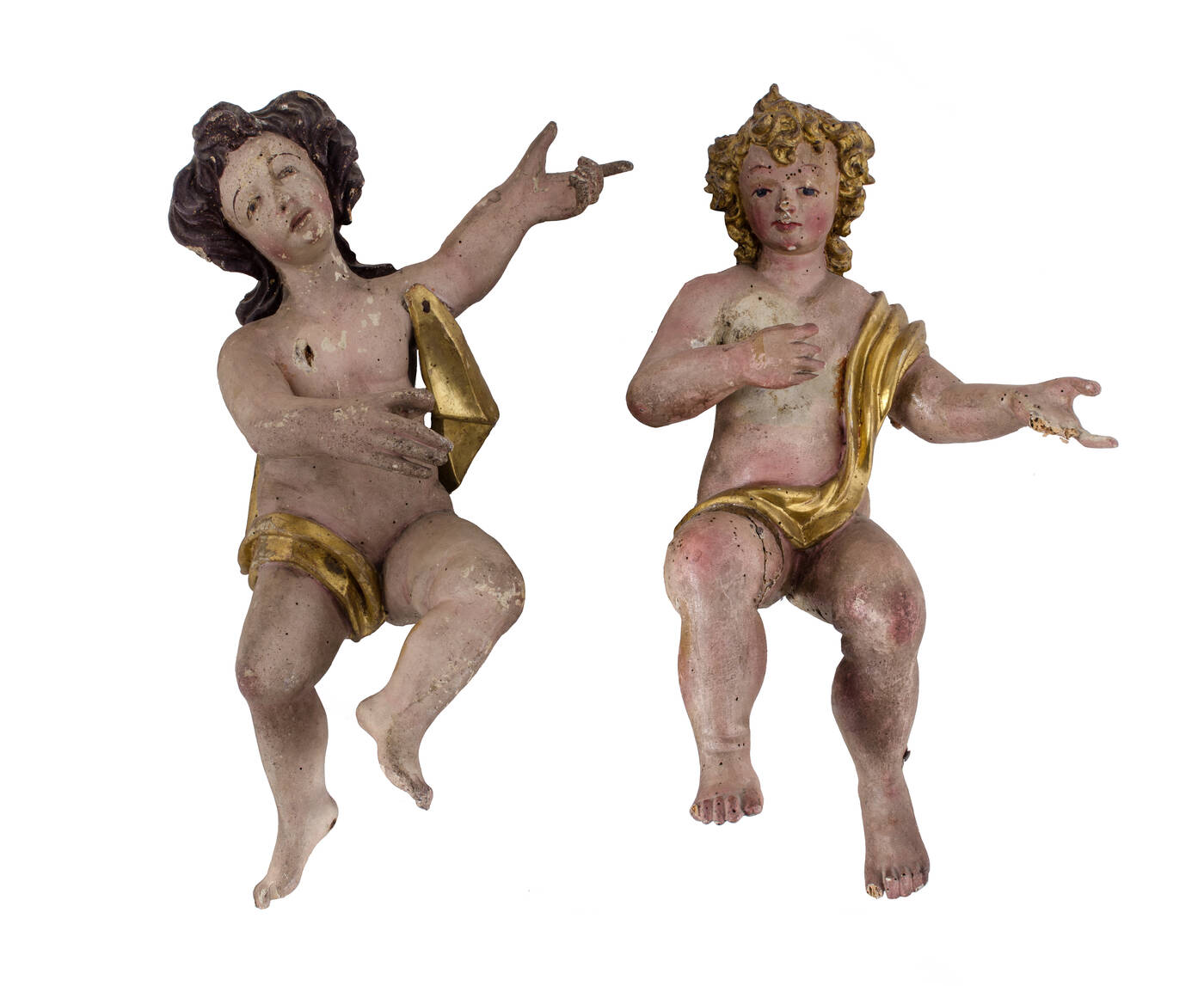 COPPIA DI ANGIOLETTI