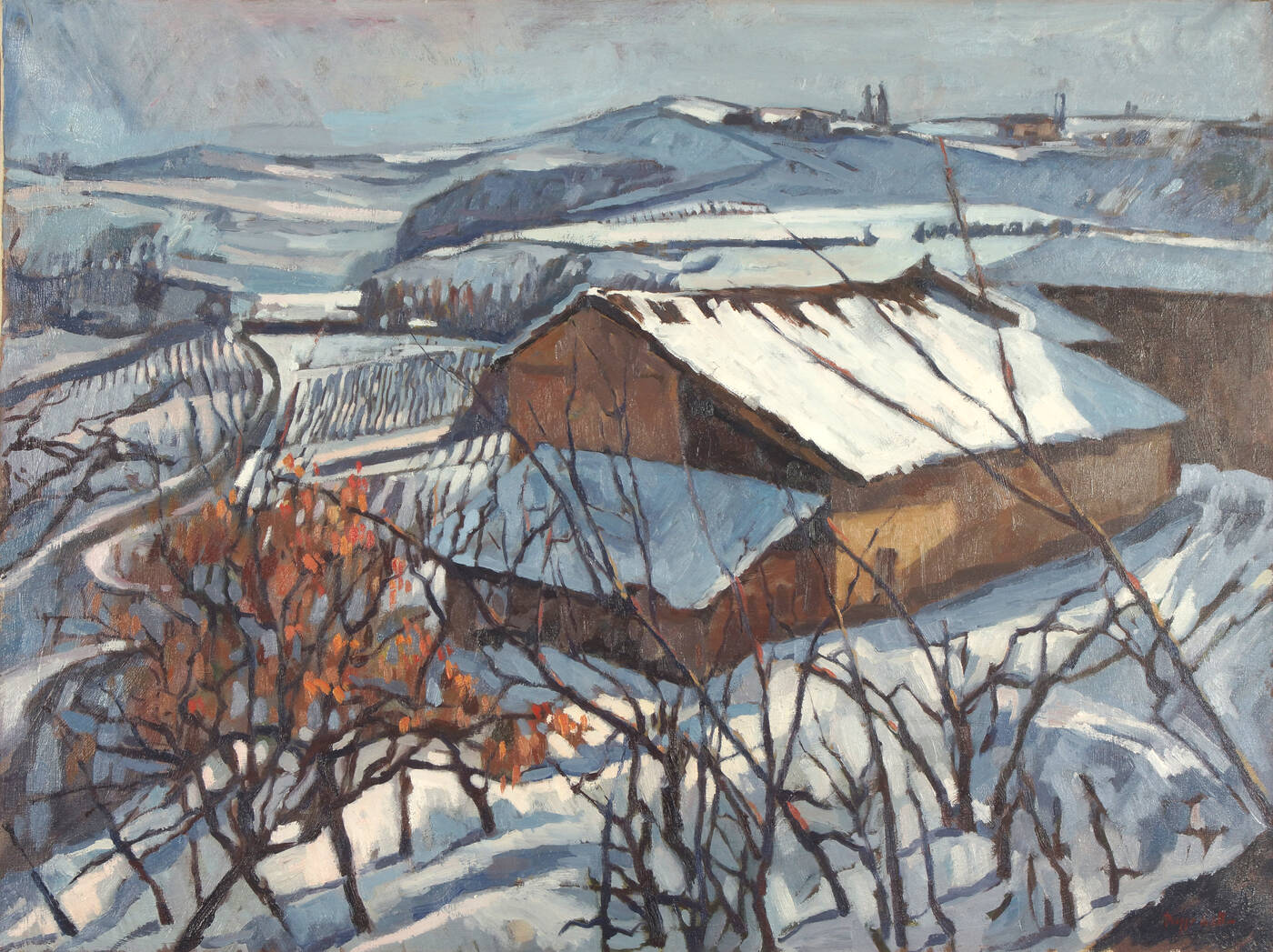 BEPPE GALLO - 'Valle Ferretti - Ultimo sole sul cascinale'