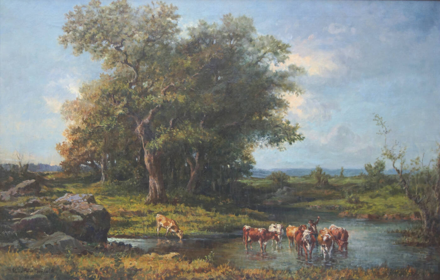 ELENA MARISALDI FALCO - 'Mucche all'abbeverata' 