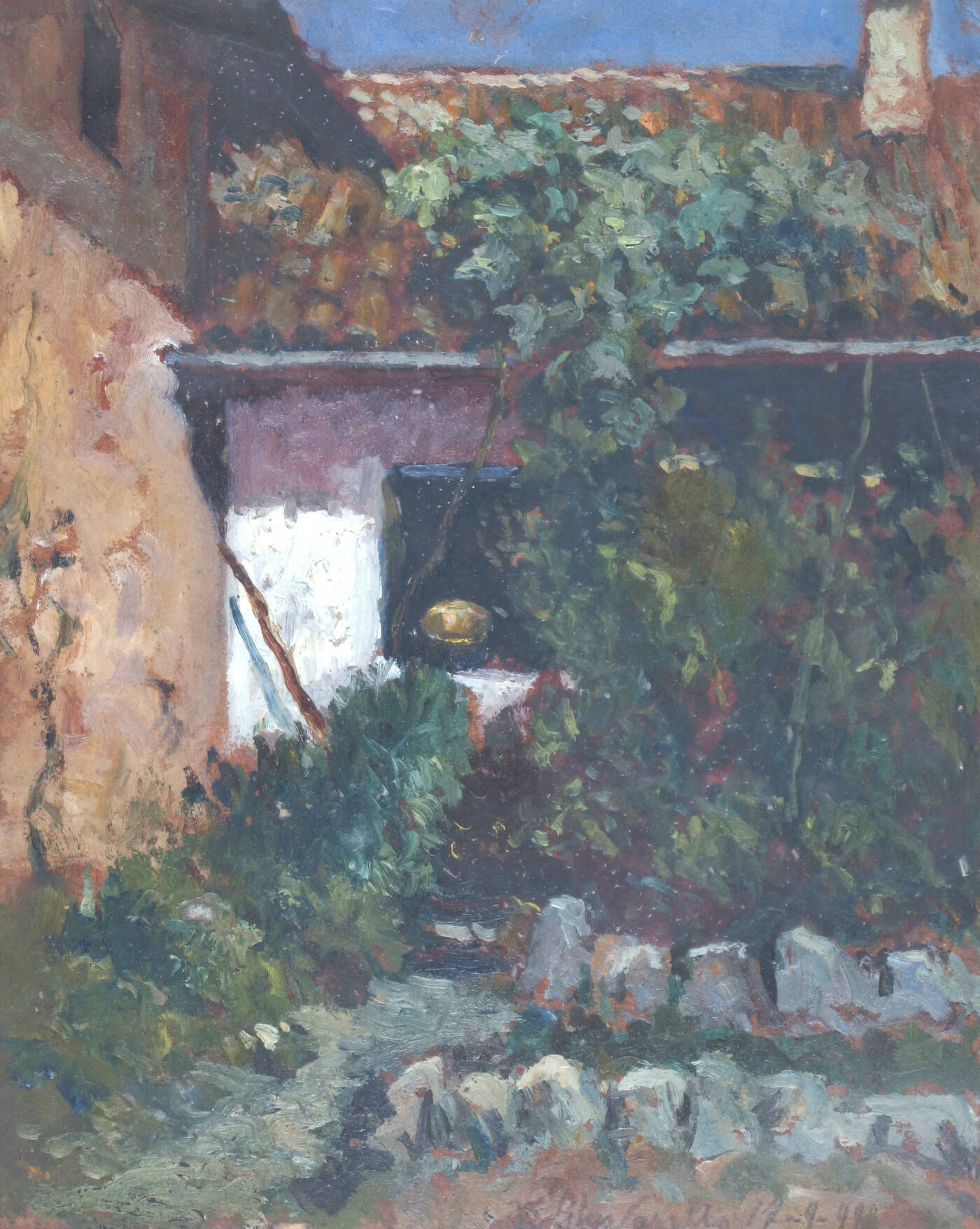BENEDETTO GHIVARELLO - 'Paesaggio' 17/9/1920