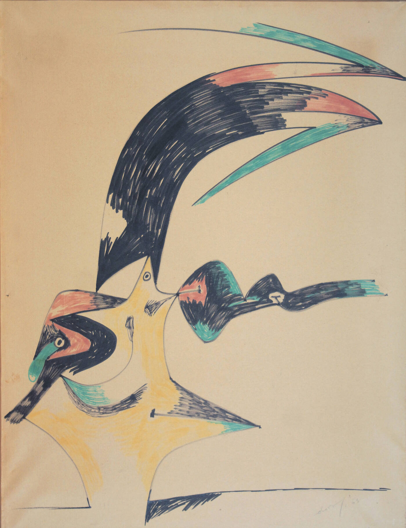 GIANNI DOVA - 'Composizione' 1963