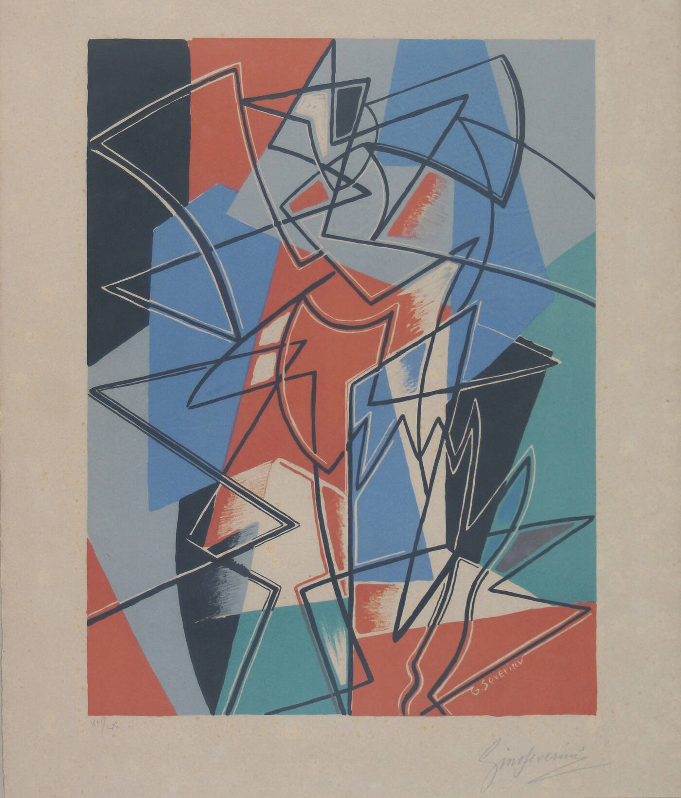 GINO SEVERINI - 'Composizione'