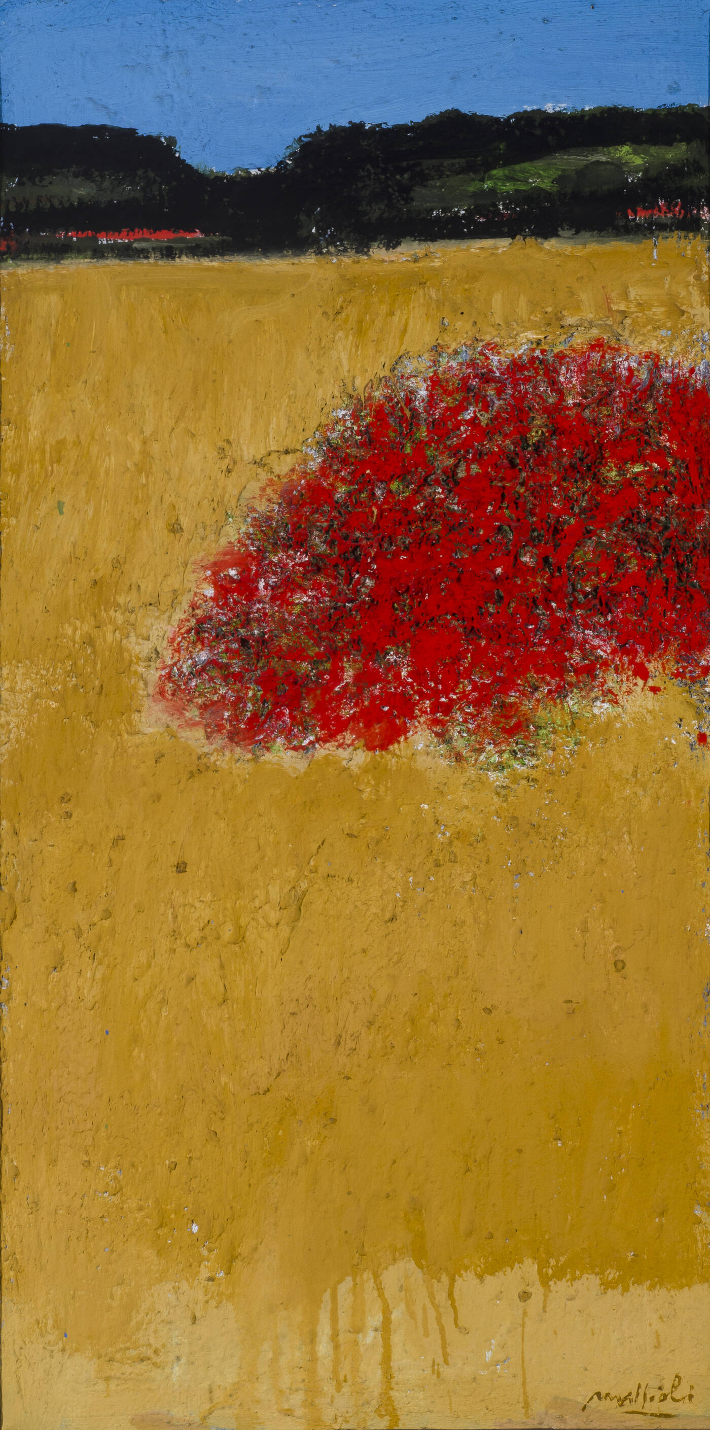 CARLO MATTIOLI - 'Paesaggio' 1985 