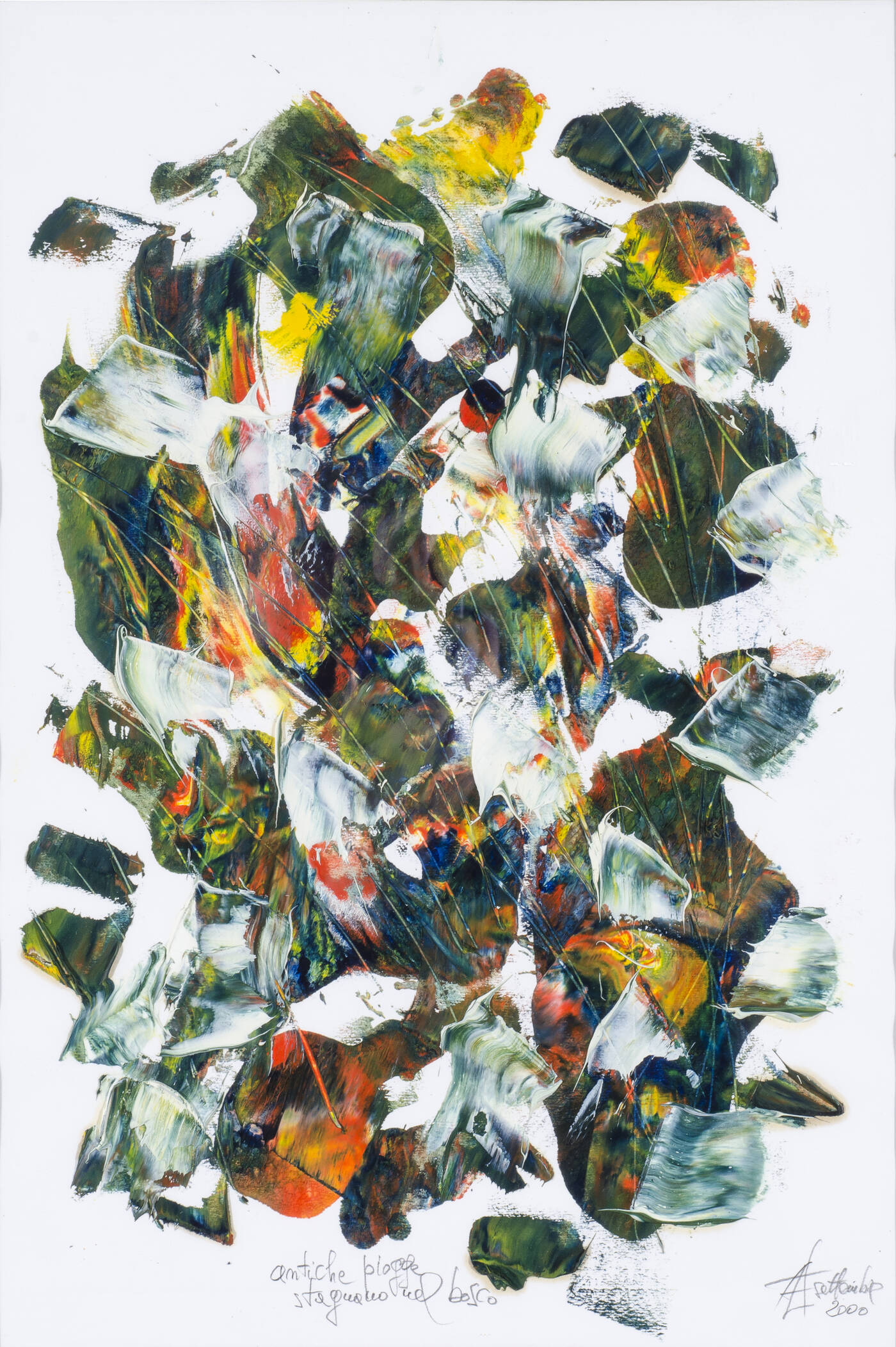 ARRIGO LORA TOTINO - 'Antiche piogge stagnanti nel bosco' 2000