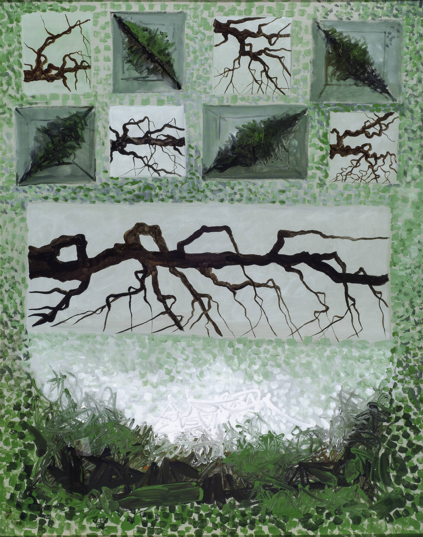 CESARE PEVERELLI - 'Alberi ad alta quota' 1972