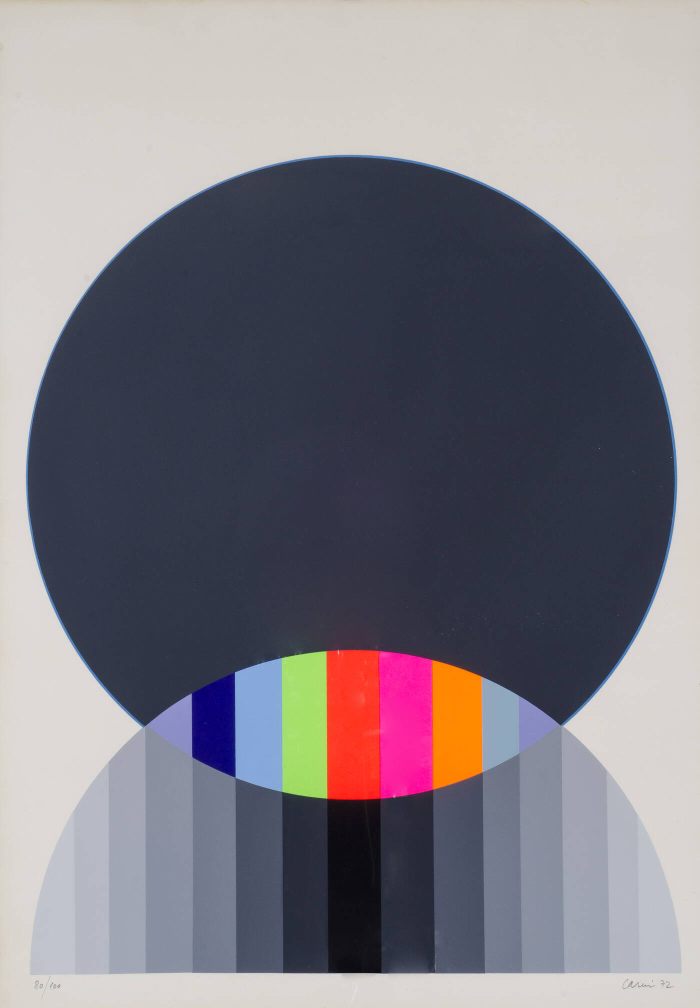 EUGENIO CARMI - 'Senza titolo' 1972