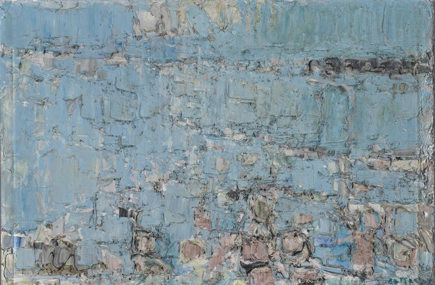 ANDRE' COTTAVOZ - 'Reflets et baigneurs' 1960