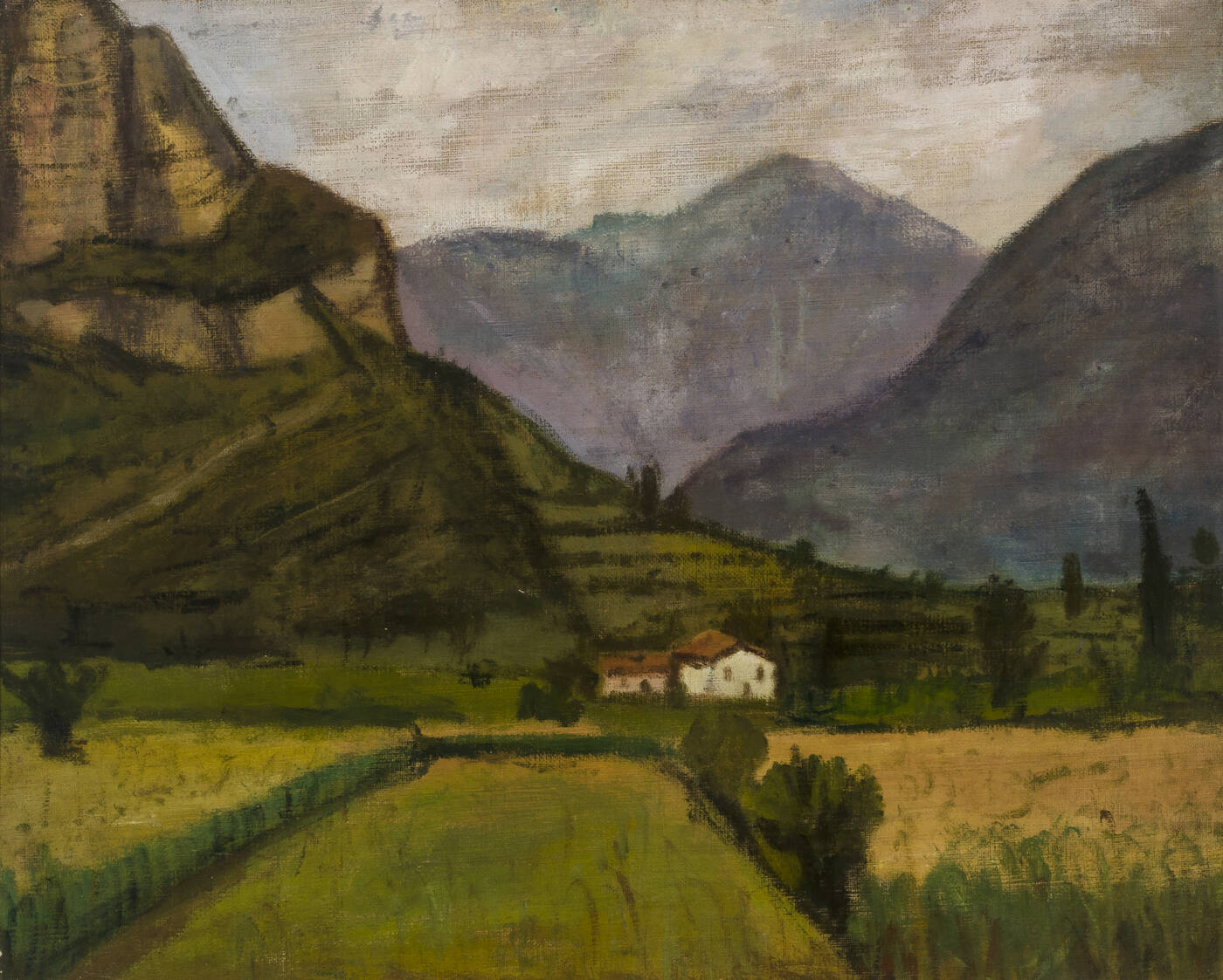 POMPEO BORRA - 'Campagna - Paesaggio'