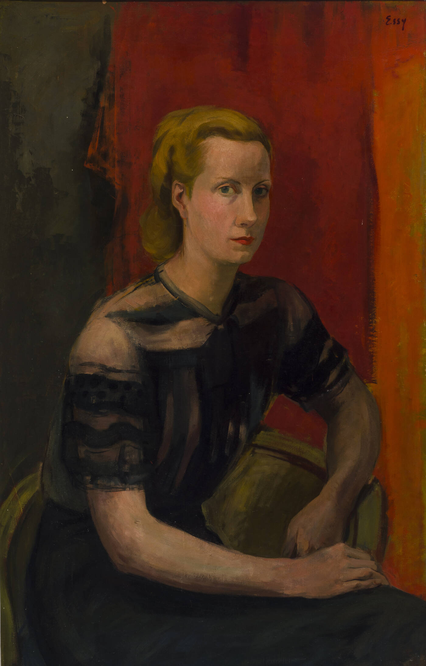 THEODOR ESSY - 'Ritratto femminile'