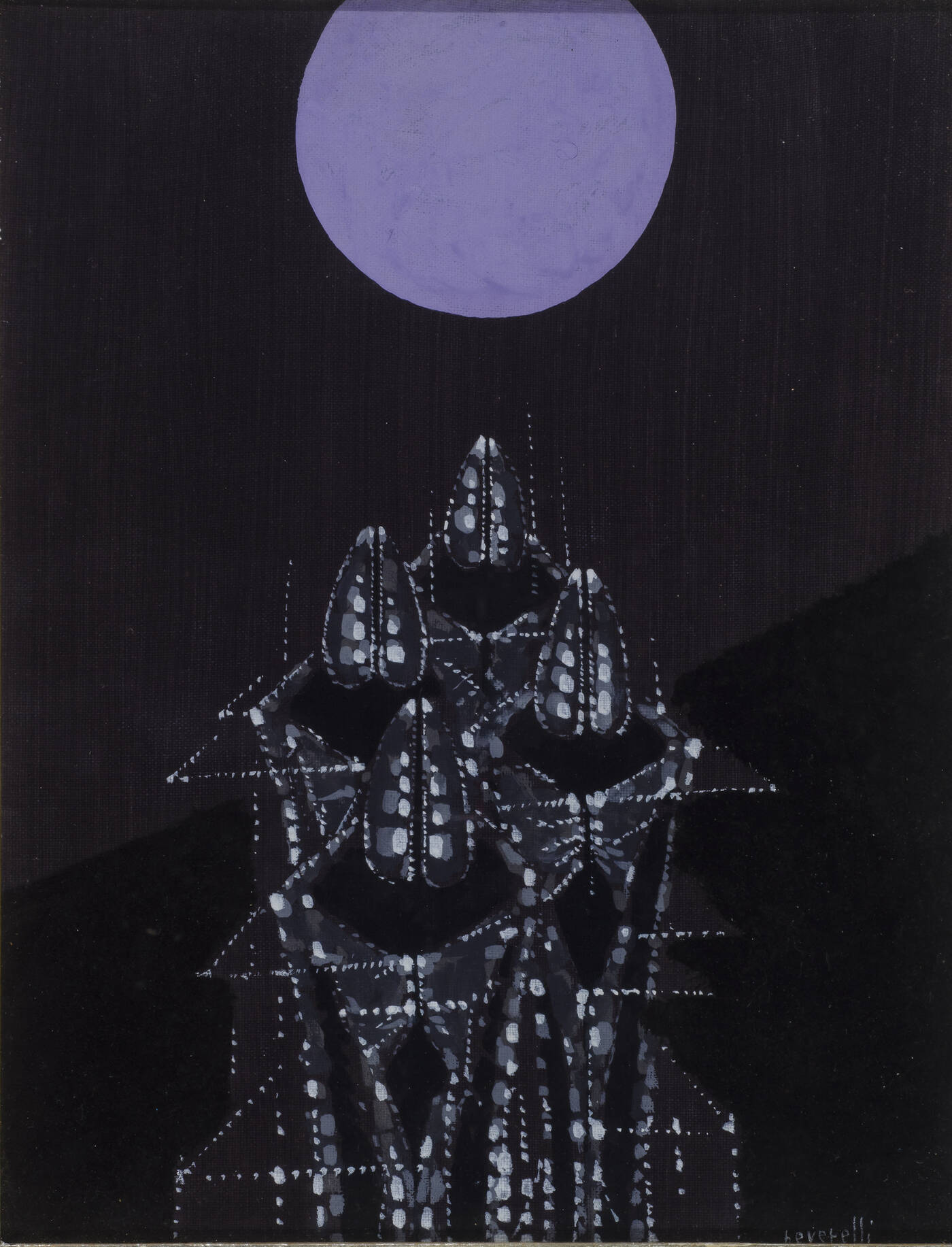 CESARE PEVERELLI - 'Campo di vetri' 1970