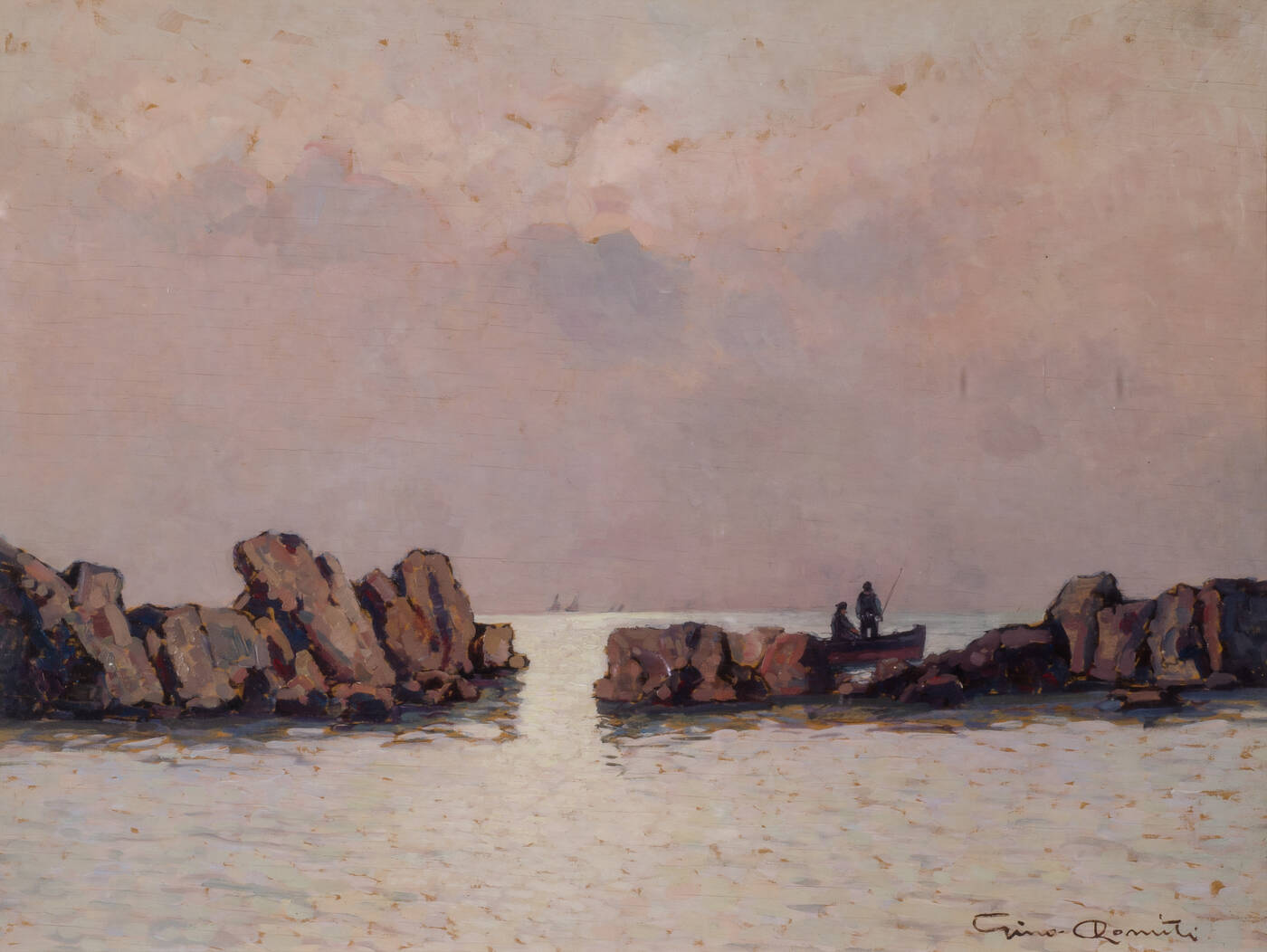GINO ROMITI - 'Marina all'alba'
