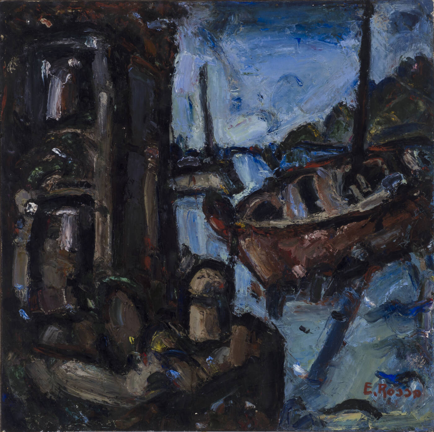 EDOARDO ROSSO - 'Marina dell'isola d'Elba' 