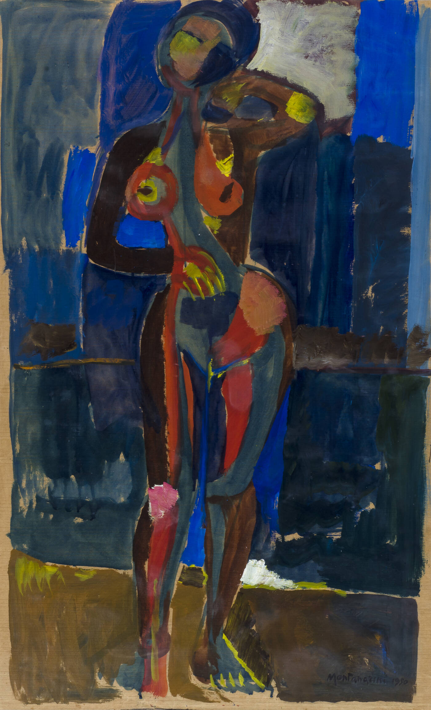 LUIGI MONTANARINI - 'Figura femminile' 1950