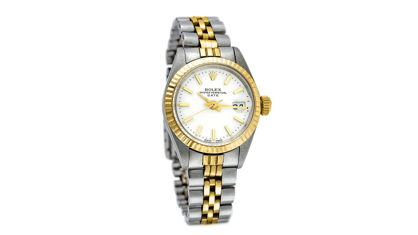 ROLEX - Oyster Perpetual Date, ref. 6917, misura lady, anni '70