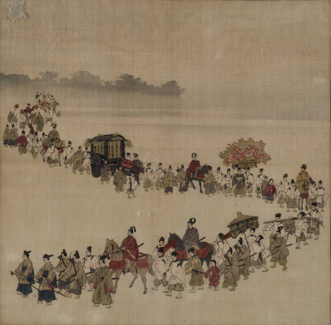 DIPINTO ORIENTALE - 'Corteo reale'