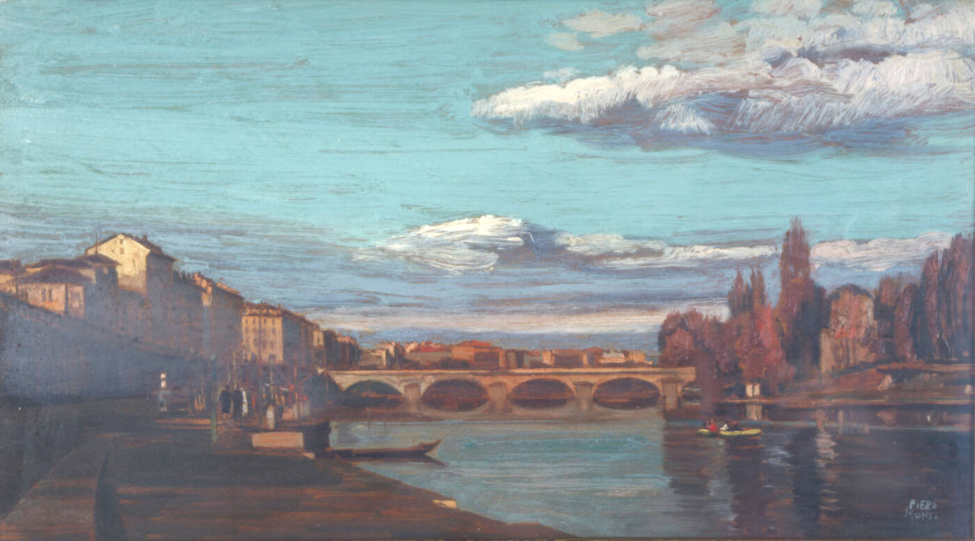 PIERO MONTI - 'Torino - I murazzi'