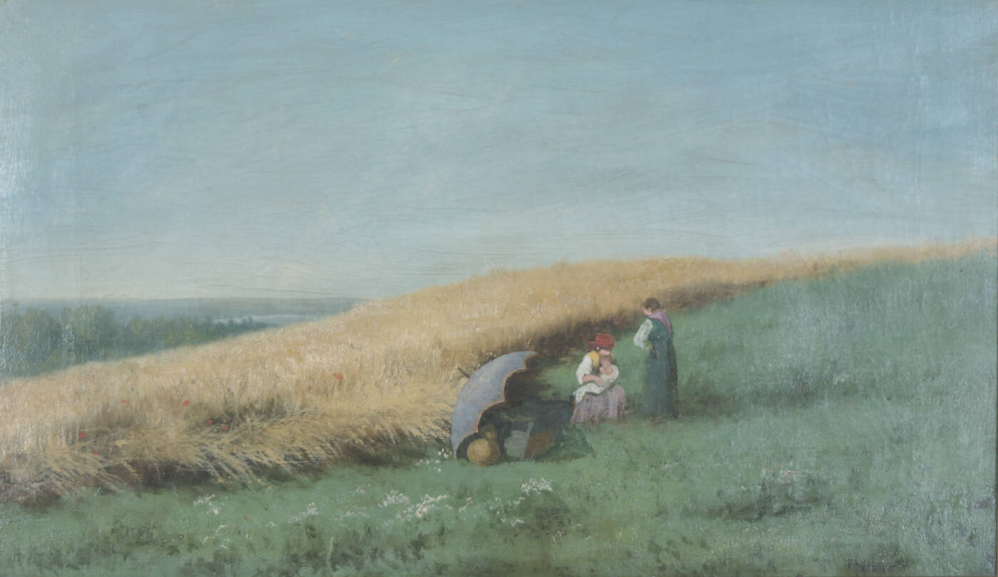 CARLO PIACENZA - 'La poppata tra i campi'