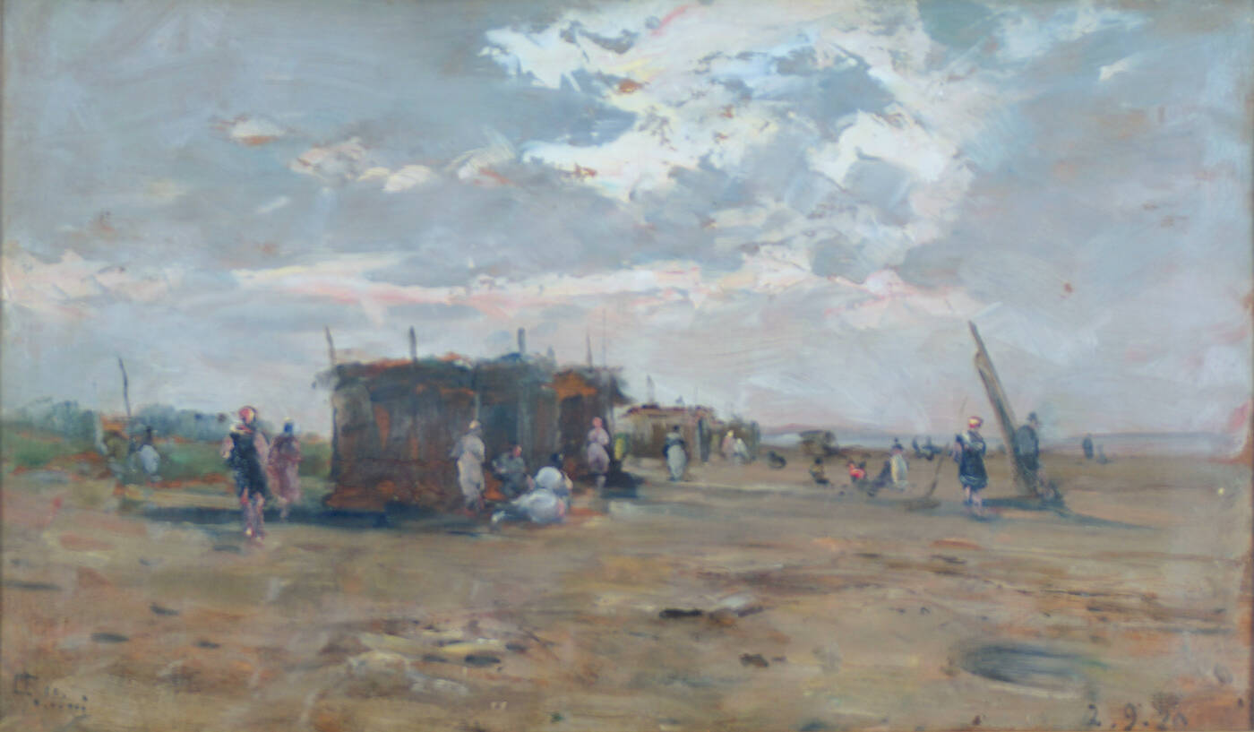 CARLO FOLLINI - 'Cabine sulla spiaggia - Forte dei Marmi' 2/9/'20