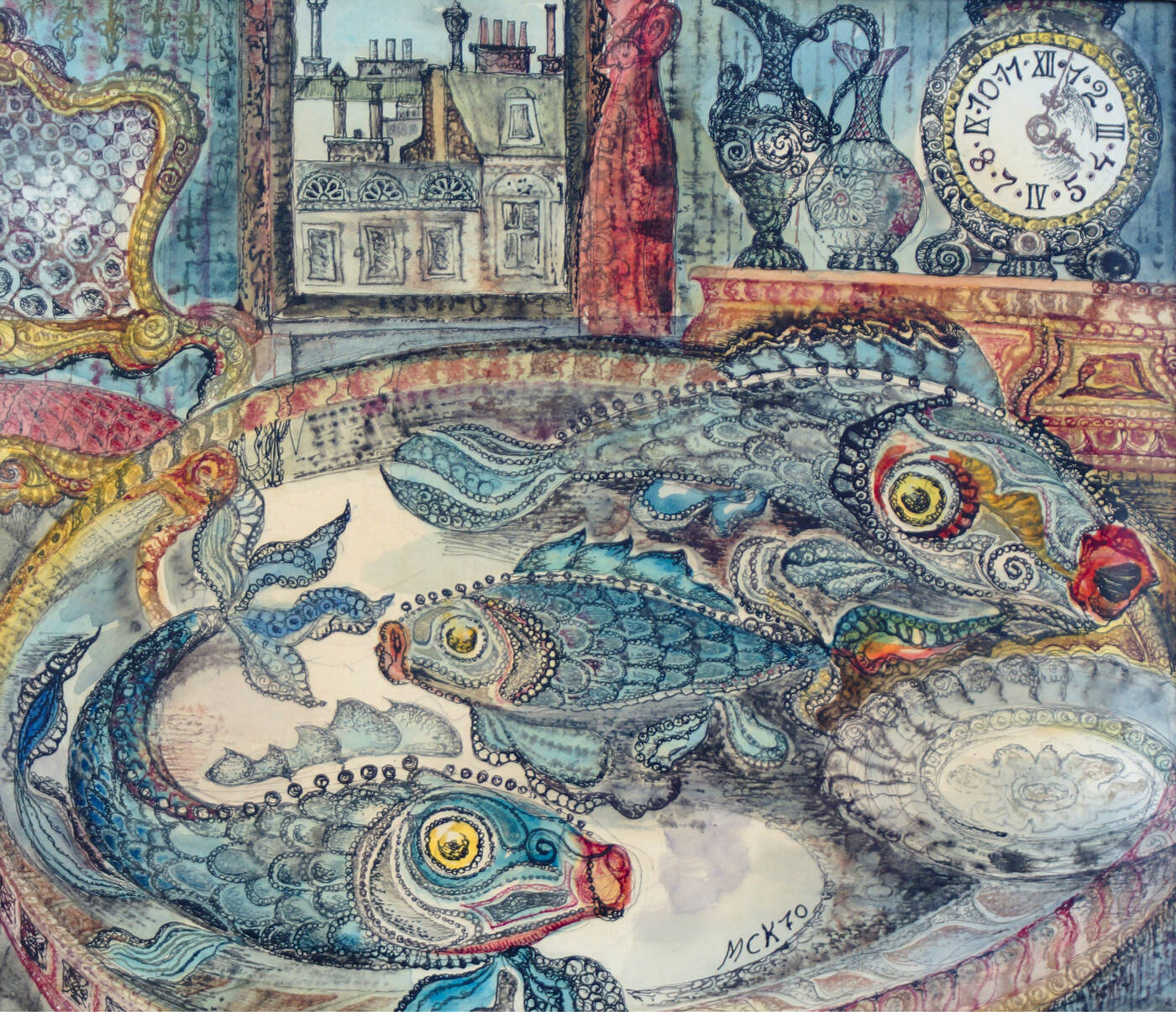 MICHAEL COUDENHOVE KALERGI - 'Natura morta' 1970