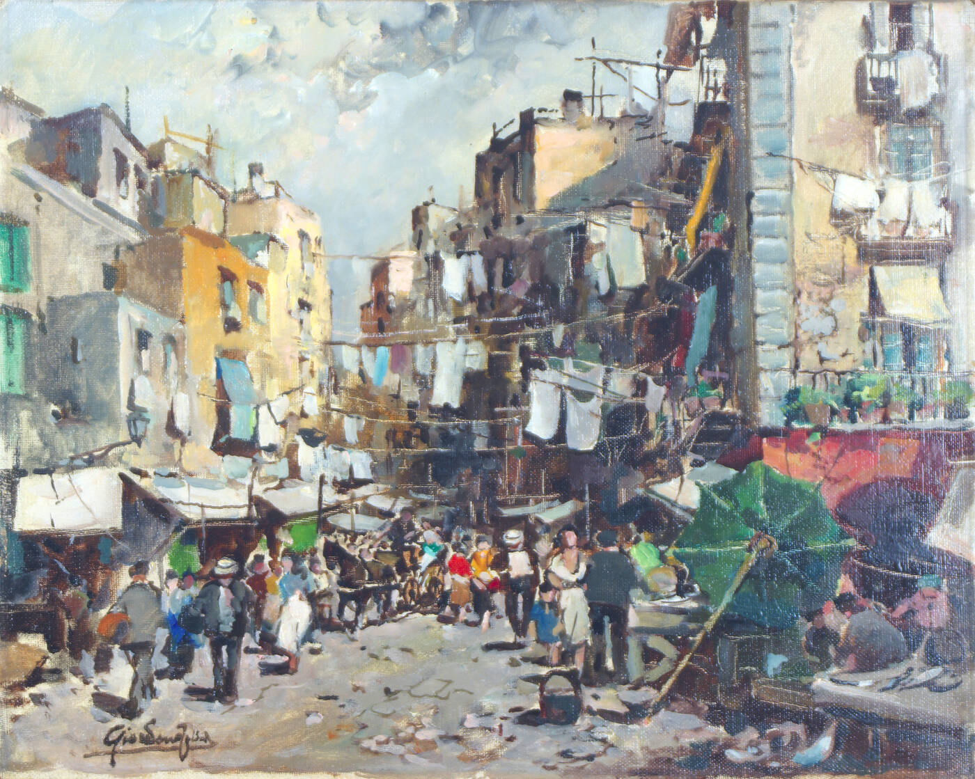 FELICE GIORDANO - 'Vecchia Napoli' 1948