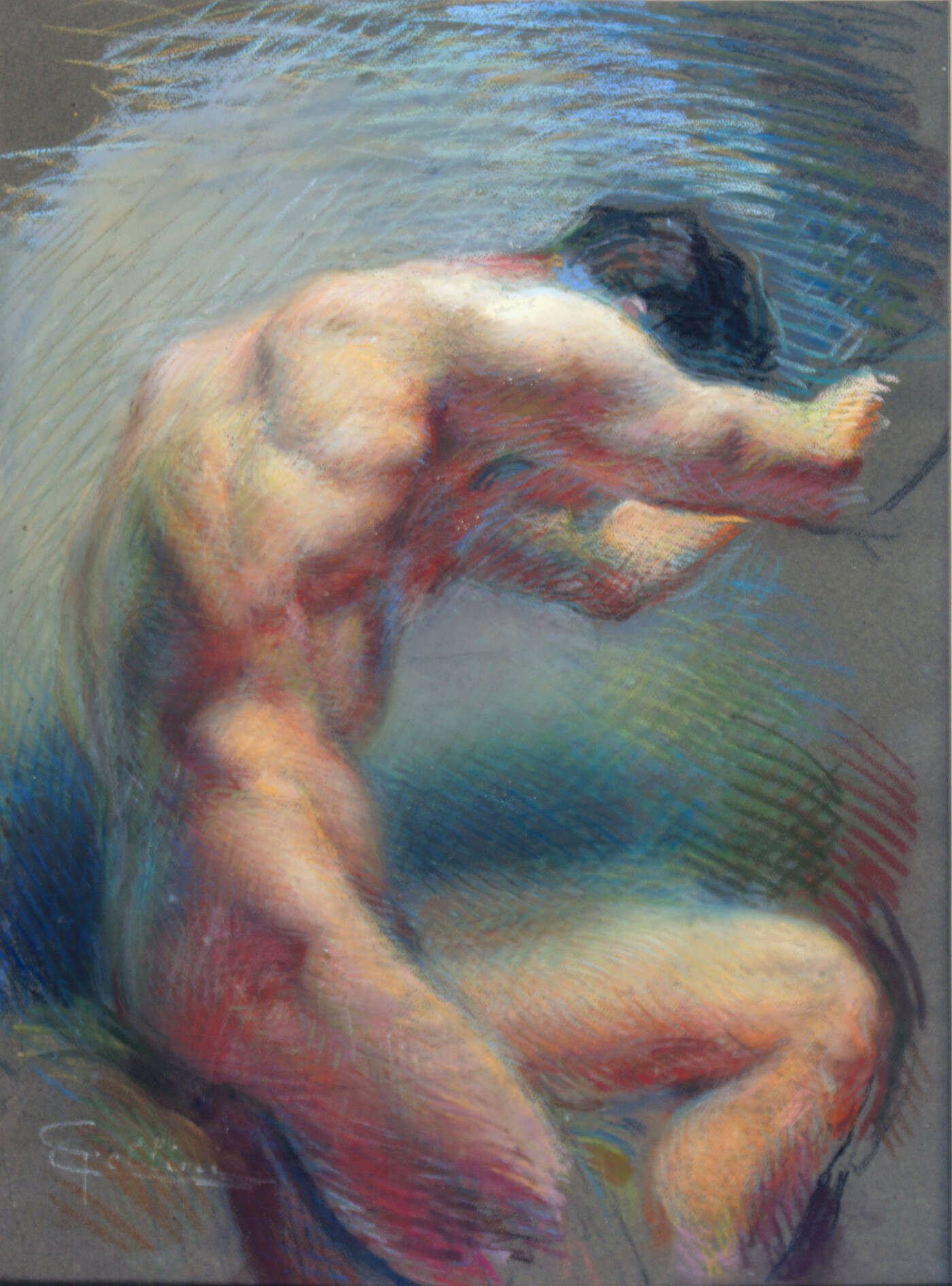 GAETANO CELLINI - 'Nudo maschile'