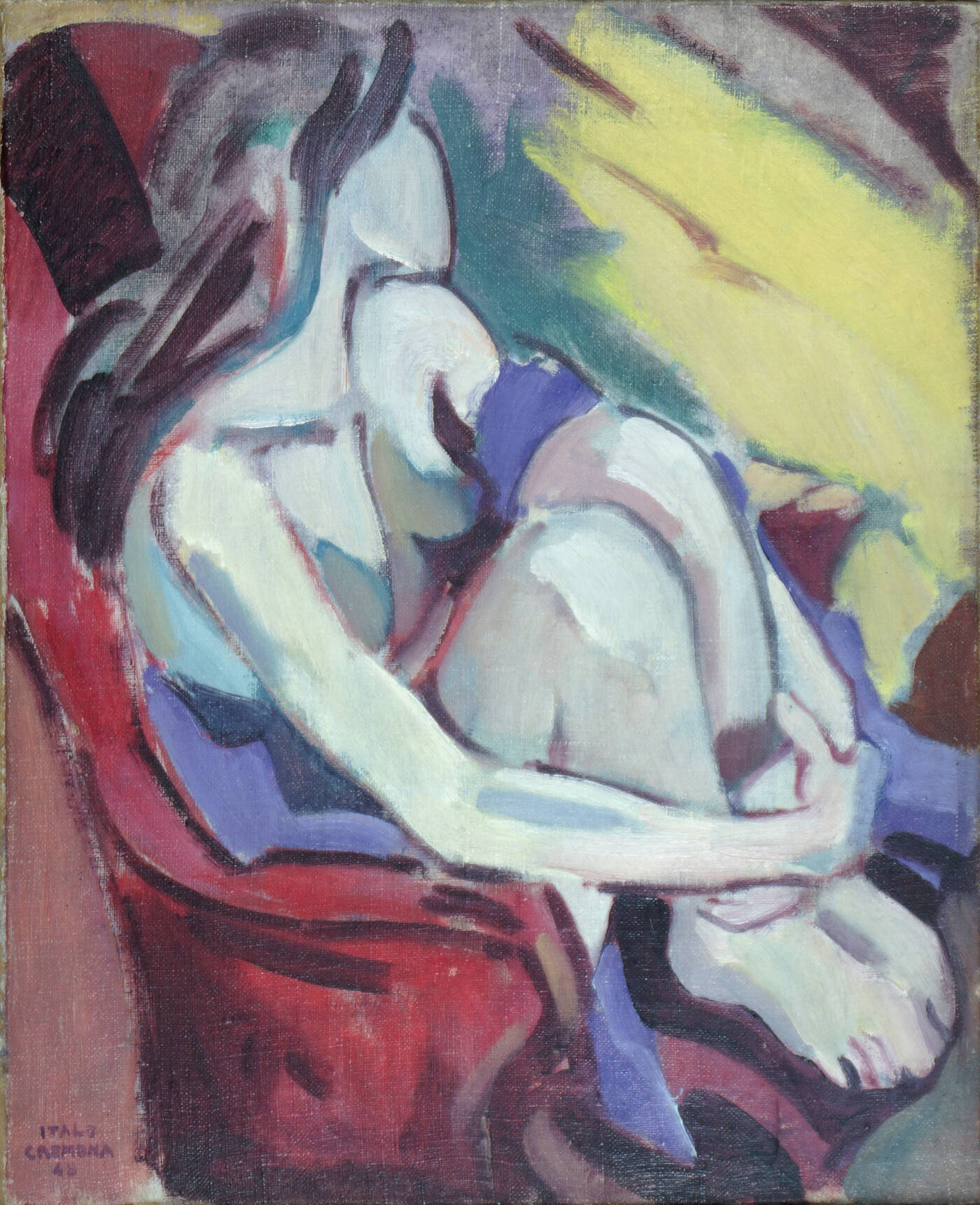 ITALO CREMONA - 'Modella romana III' 1948