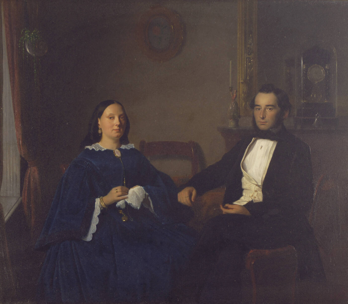 JOHANNES ROSIERSE - 'Dopopranzo borghese in Olanda'