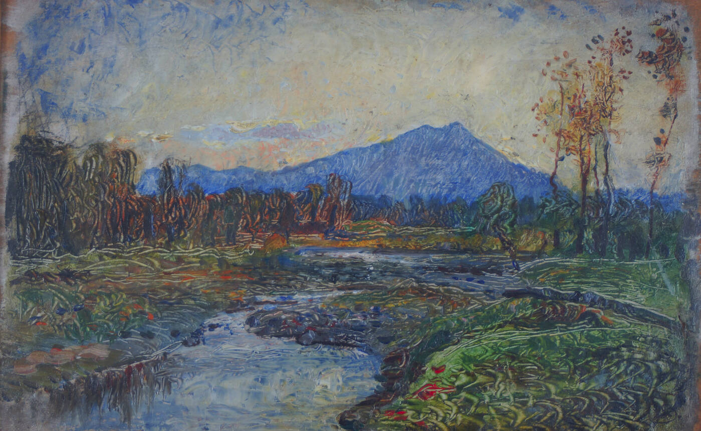 LEONARDO BISTOLFI - 'Paesaggio campestre'