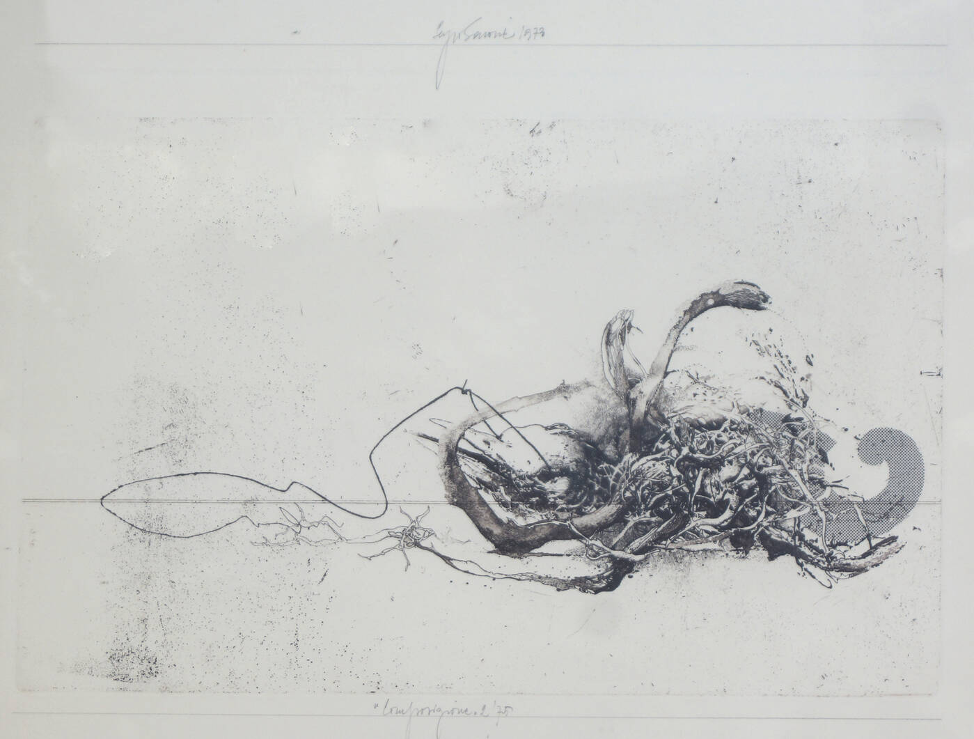 SERGIO SARONI - 'Composizione' 1973