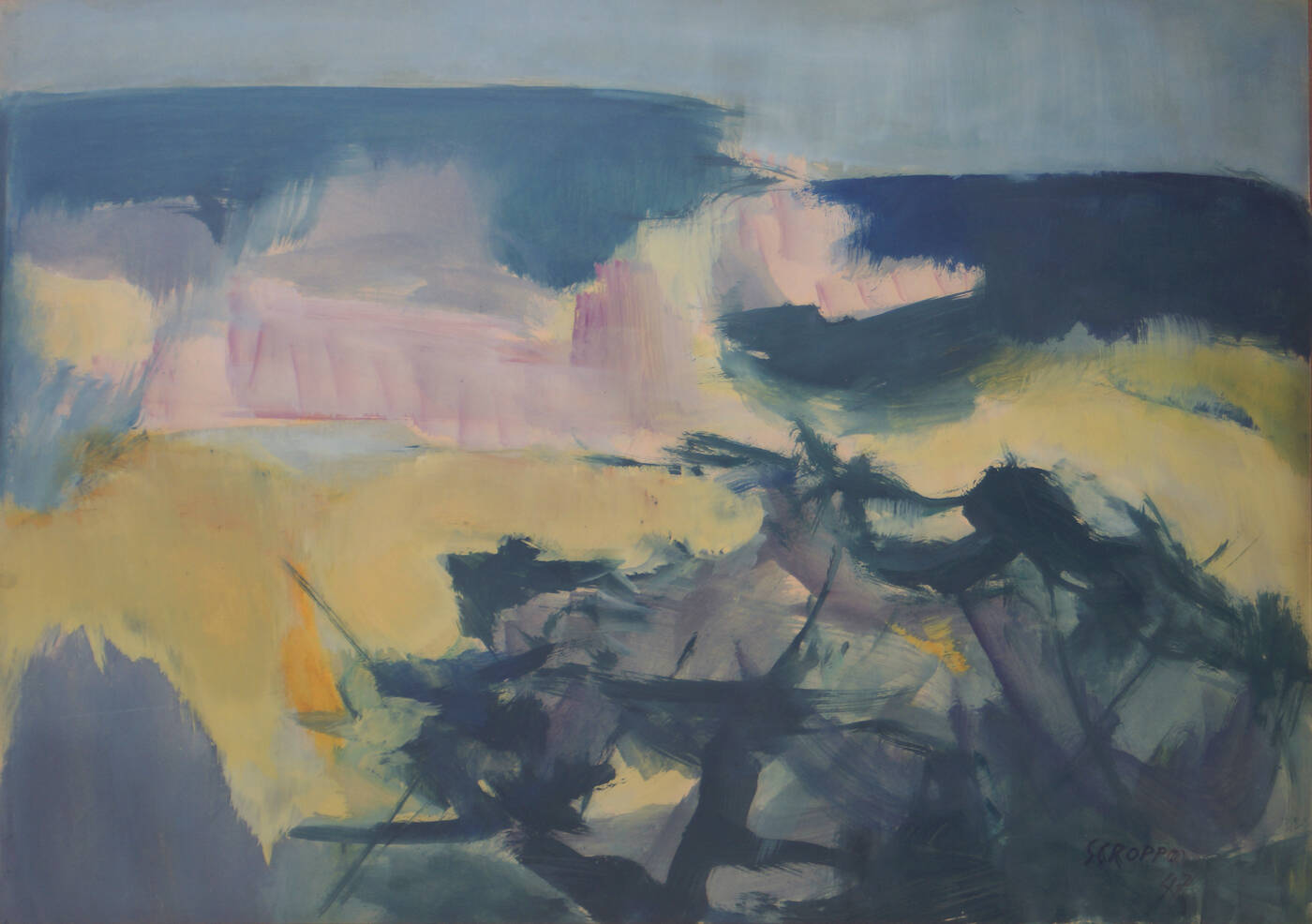 FILIPPO SCROPPO - 'Paesaggio' 1947