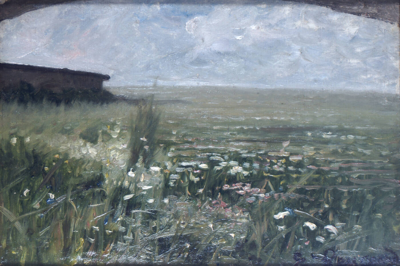 ENRICO REYCEND - 'Paesaggio campestre'