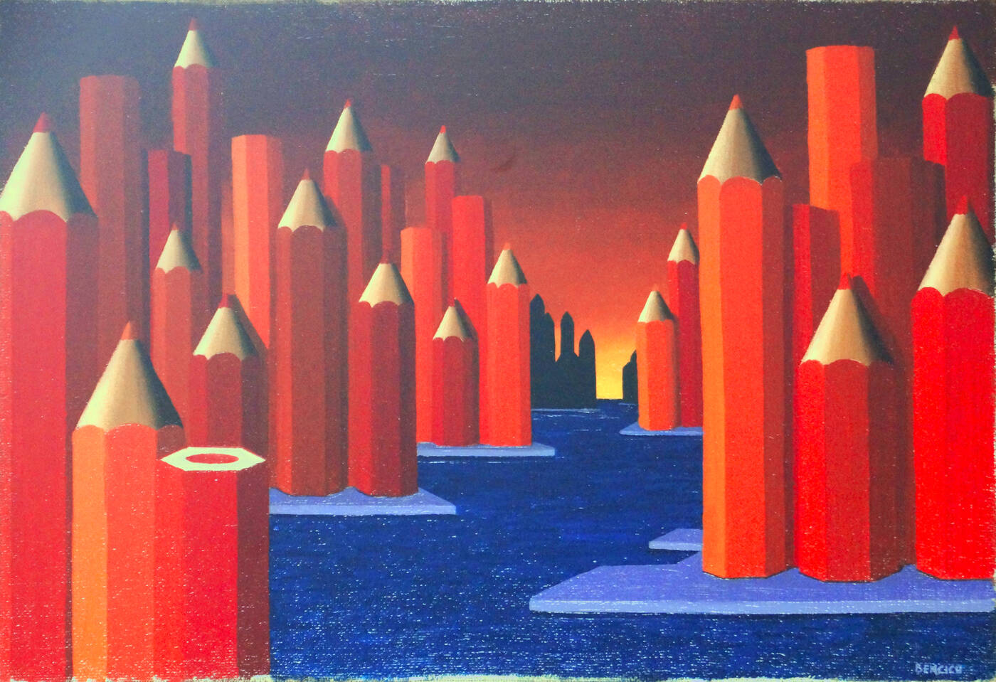 ANTONIO BENCICH - 'Metropoli rossa' 2017