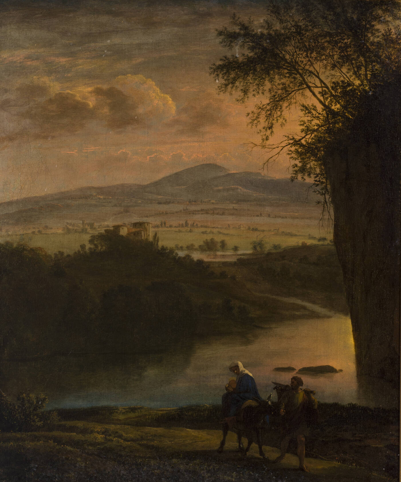 JAN ASSELYN - 'Fuga in Egitto' 1640 ca