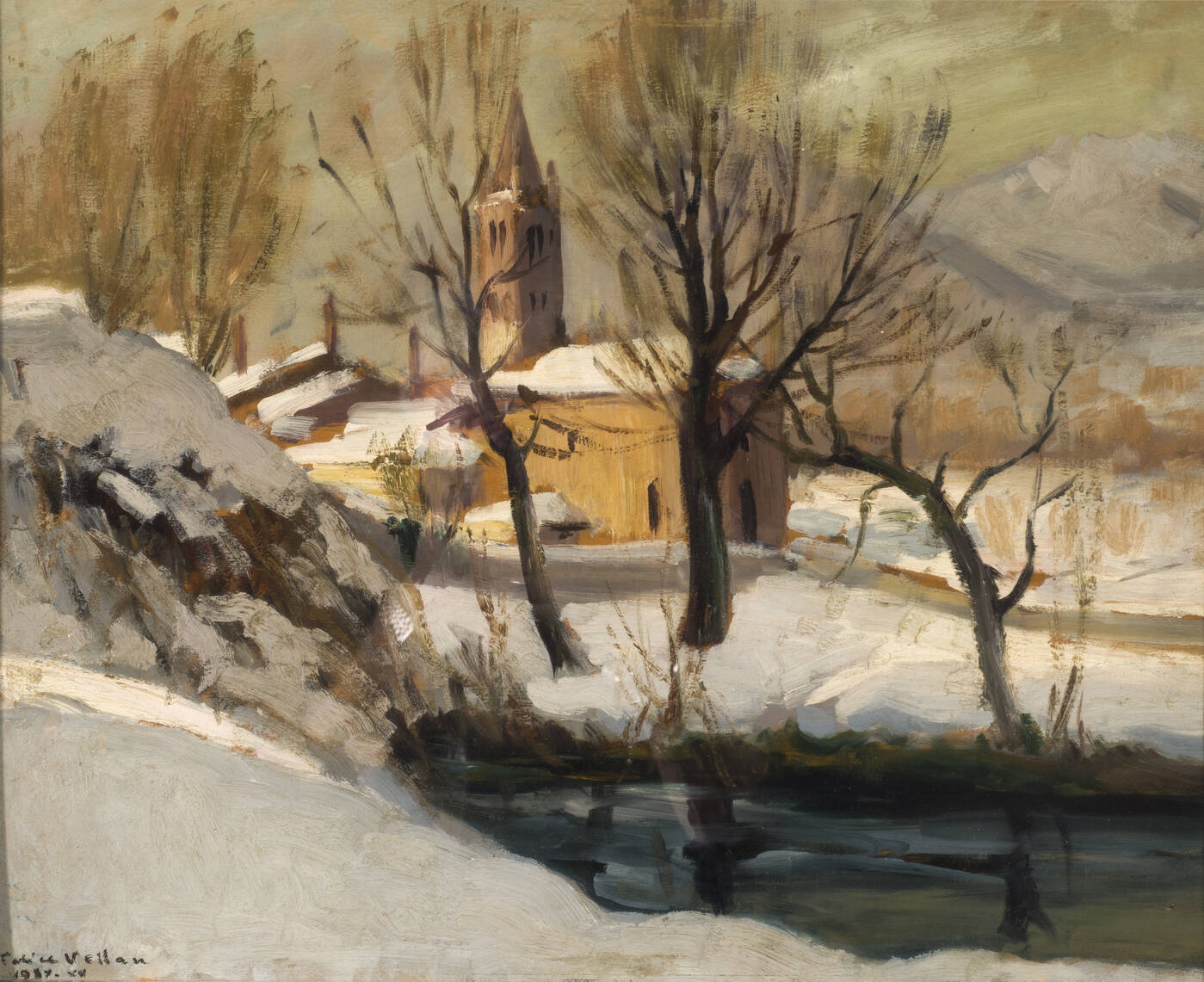 FELICE VELLAN - 'Sant'Antonio di Ranverso - Val di Susa' 1937