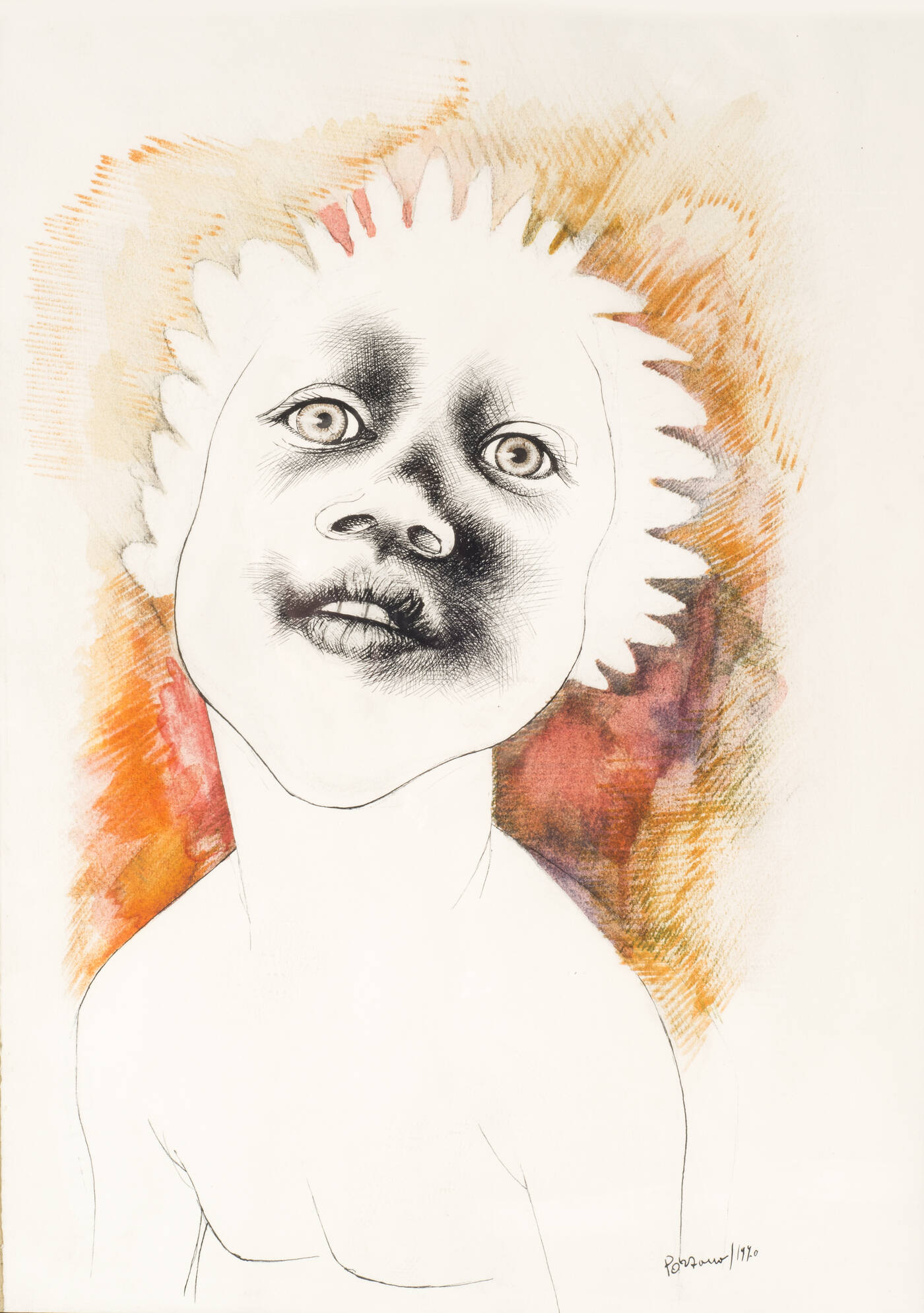 GIACOMO PORZANO - 'Testa di ragazzo' 1970