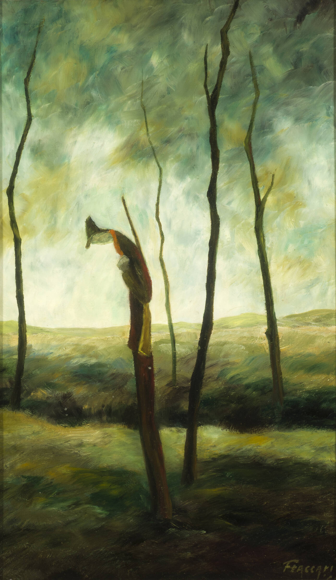 CESARE FRACCARI - 'Il cacciatore'