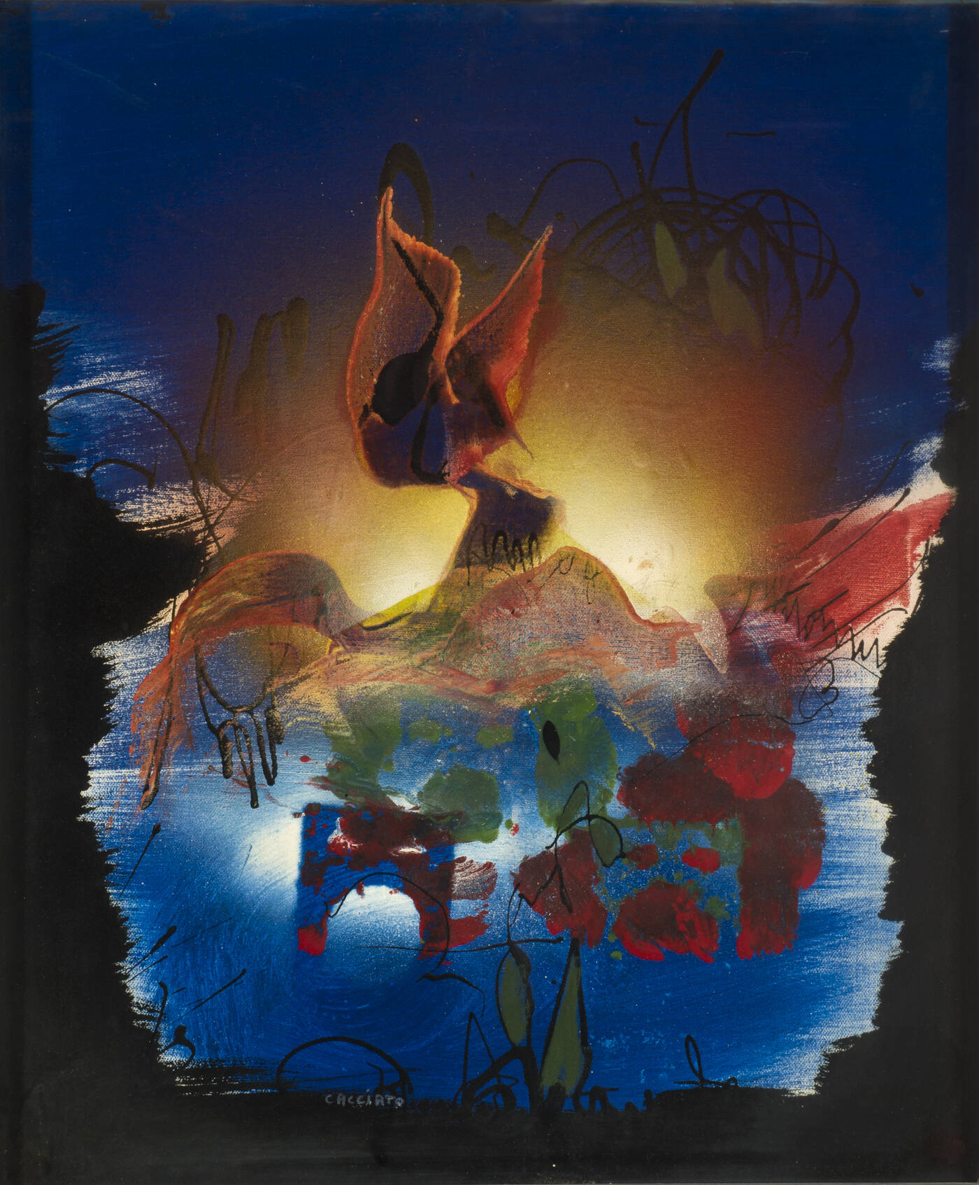 GIAMPIERO CACCIATO - 'Volo di luce neroidi'