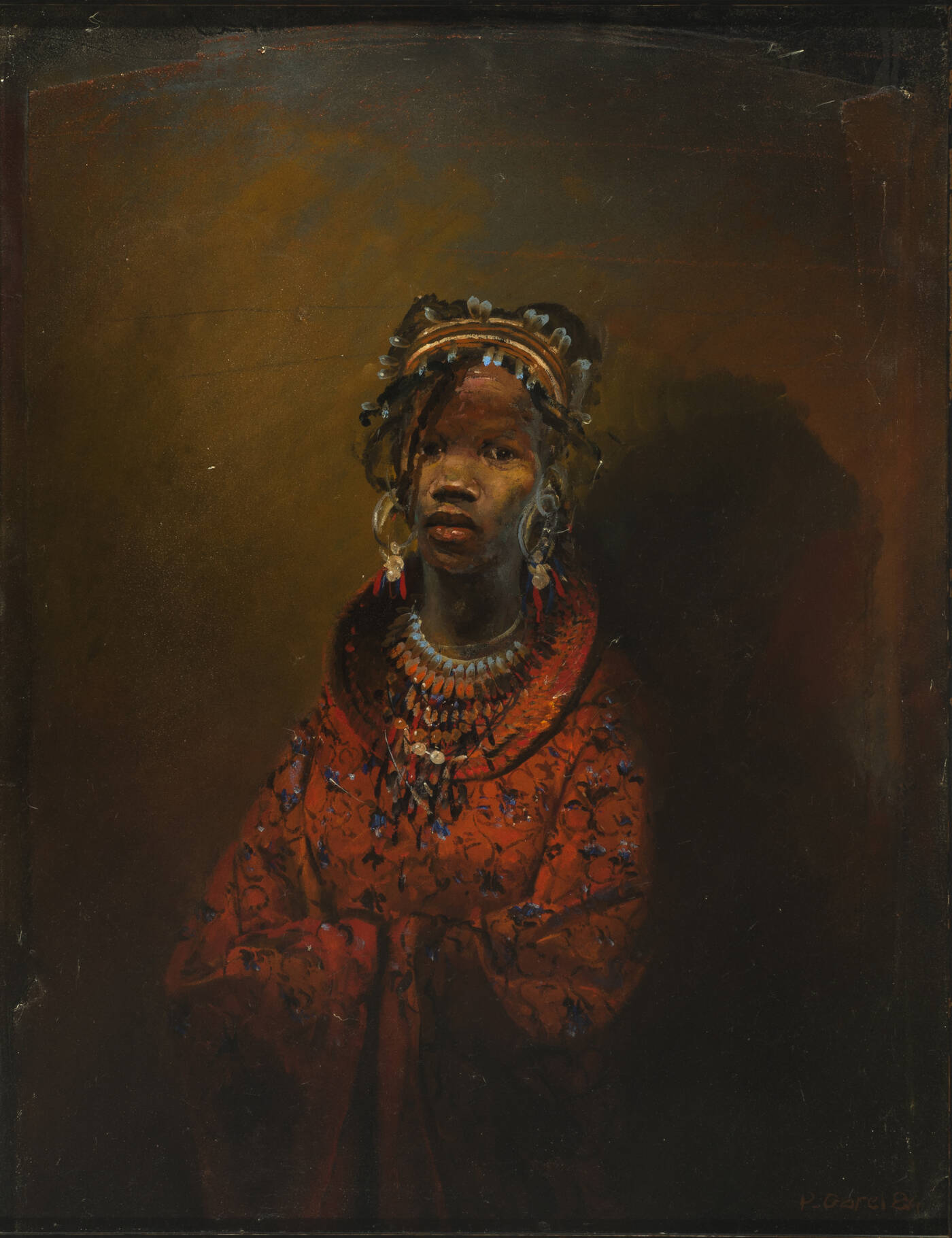 PHILIPPE GAREL - 'Ritratto etnico' 1984