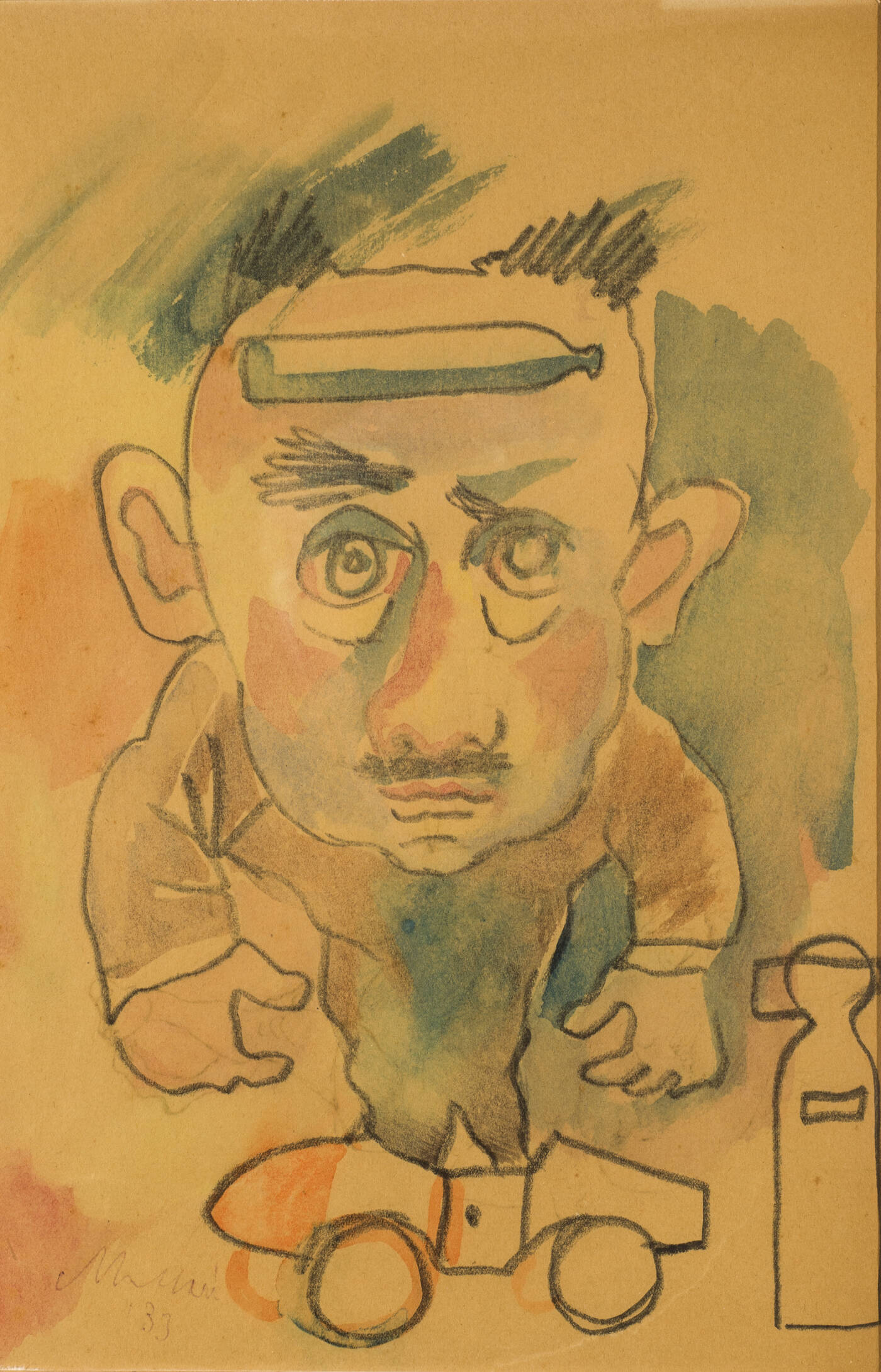 MINO MACCARI - 'L'ubriaco' 1933