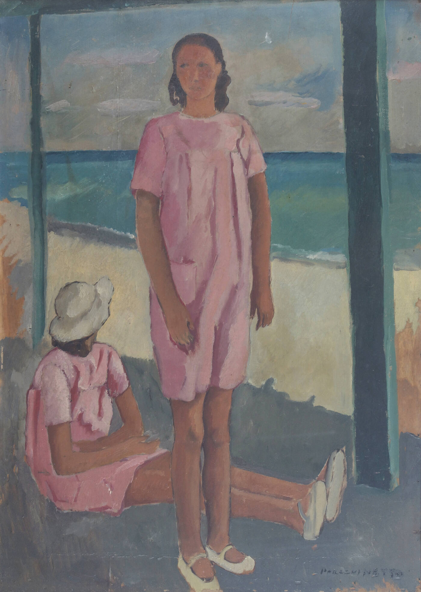 FRANCO PARACHINETTO - 'Figure in rosa'